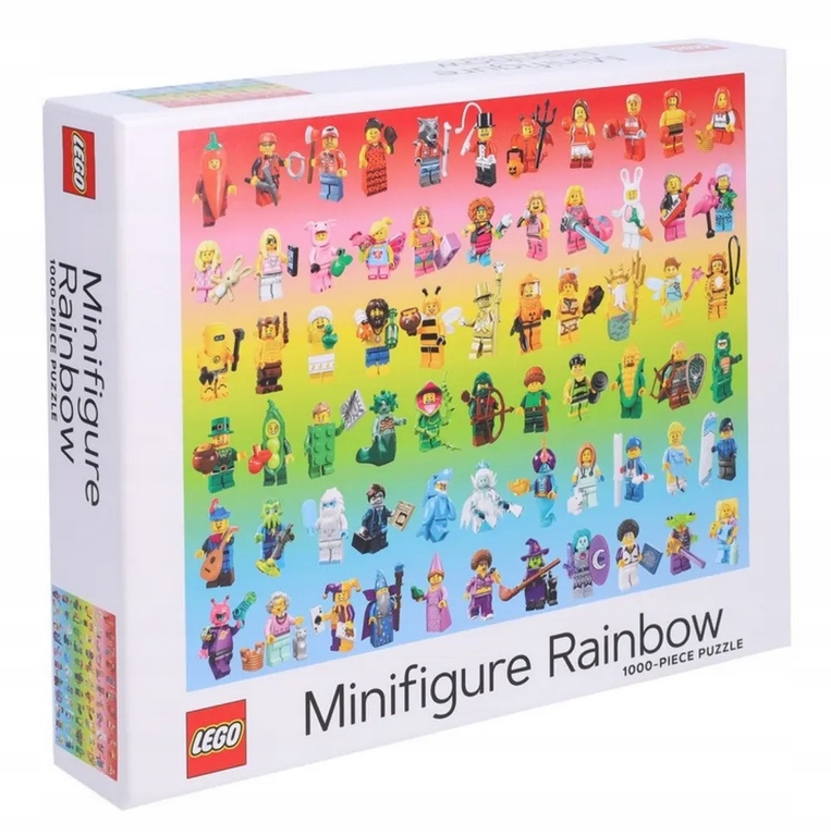LEGO PUZZLE MINIFIGURES RAINBOW MINIFIGURKI 1000