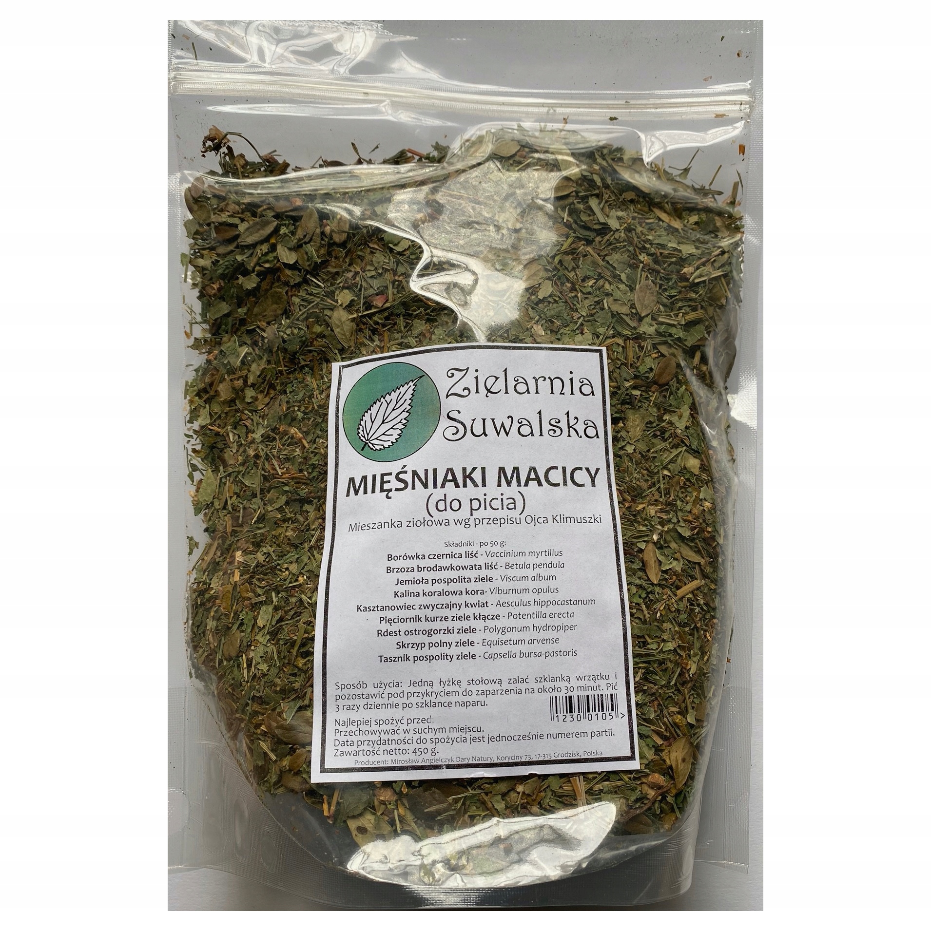 

Zielarnia-zioła- B.duża PACZKA-450 g-MIĘSNIAKI