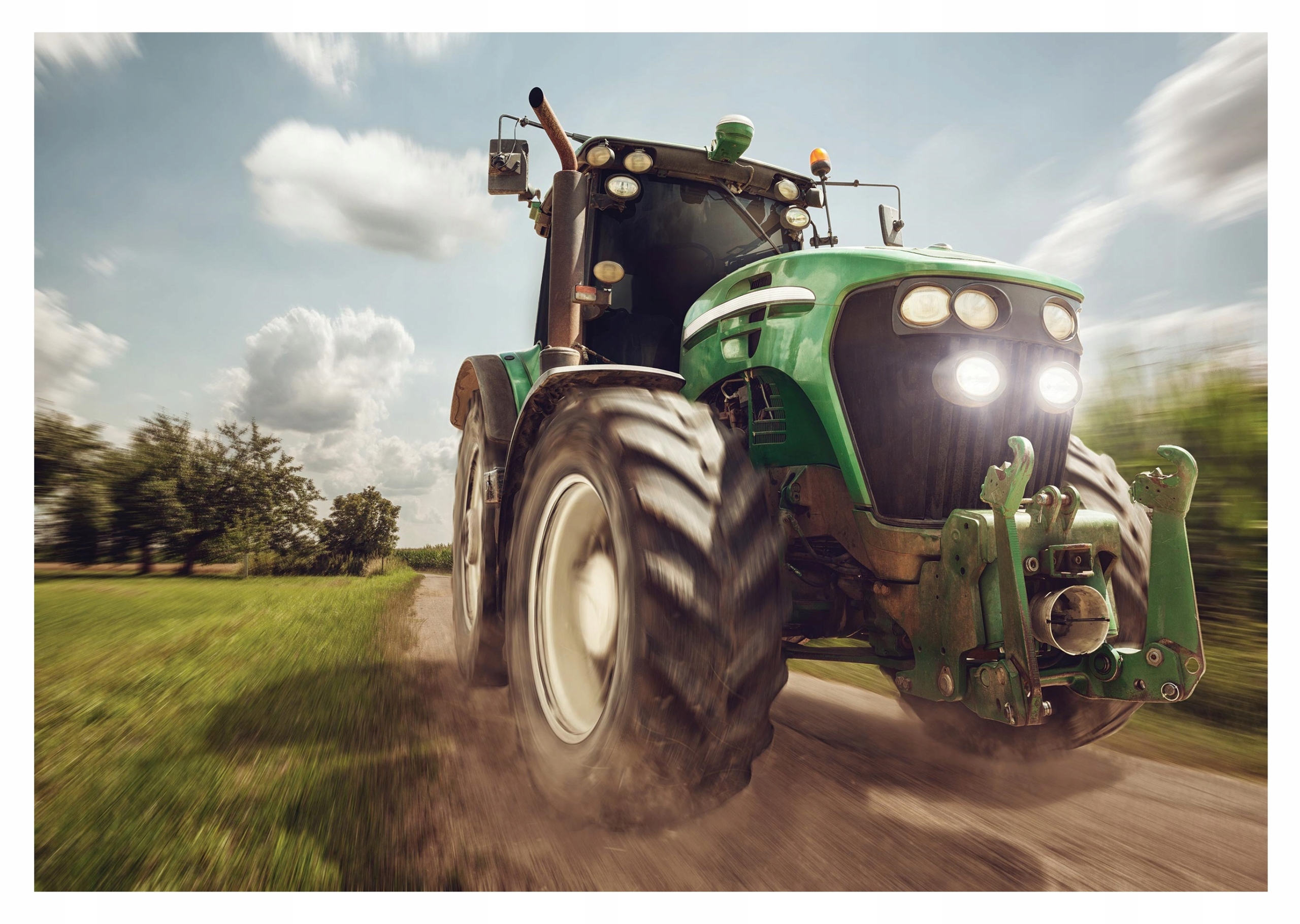 Fototapeta Traktor Pole Pre Chlapca Mládežová Tapeta 368x254