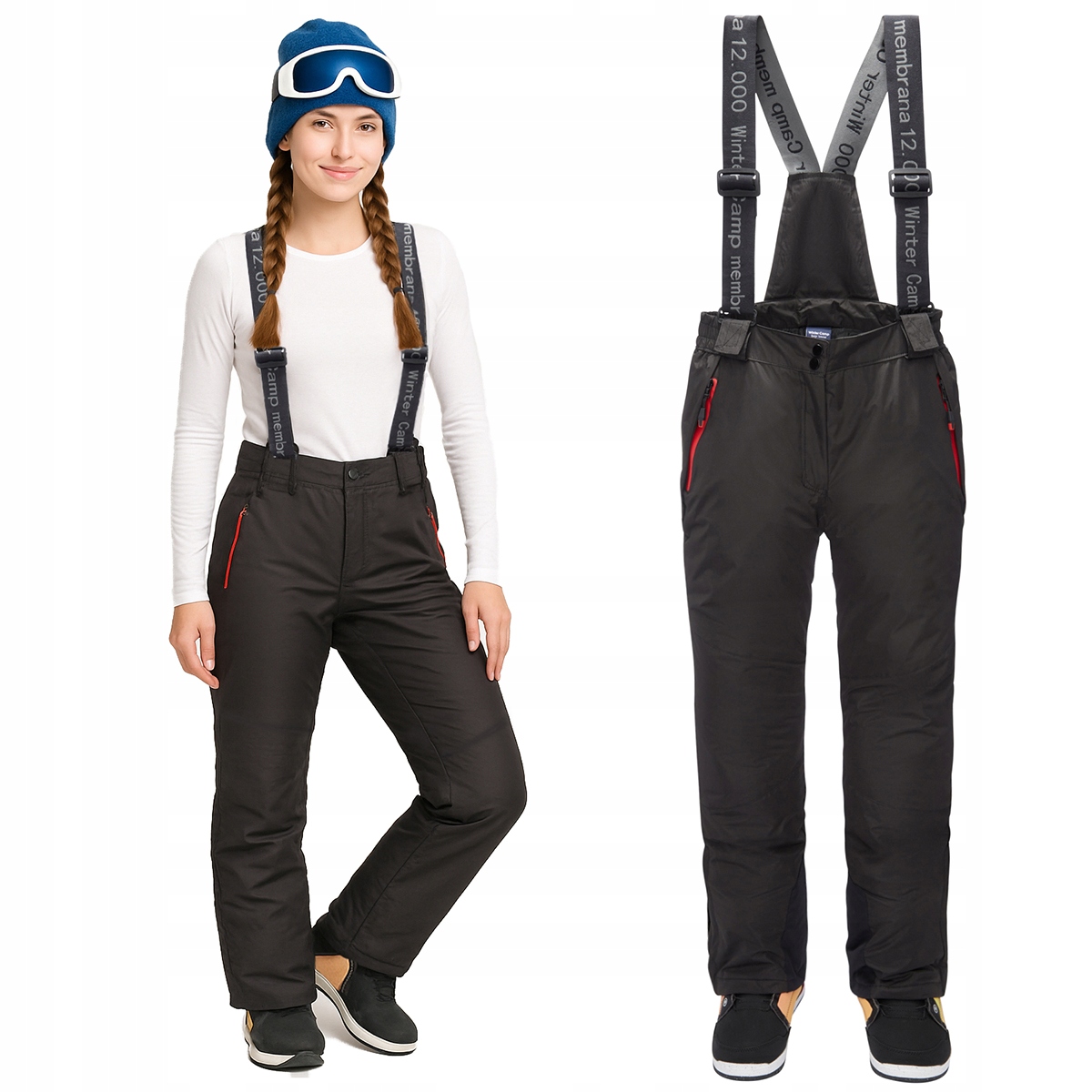 Dámské Lyžařské Kalhoty Na Sáňky Snowboard Membrána 12.000 XXL
