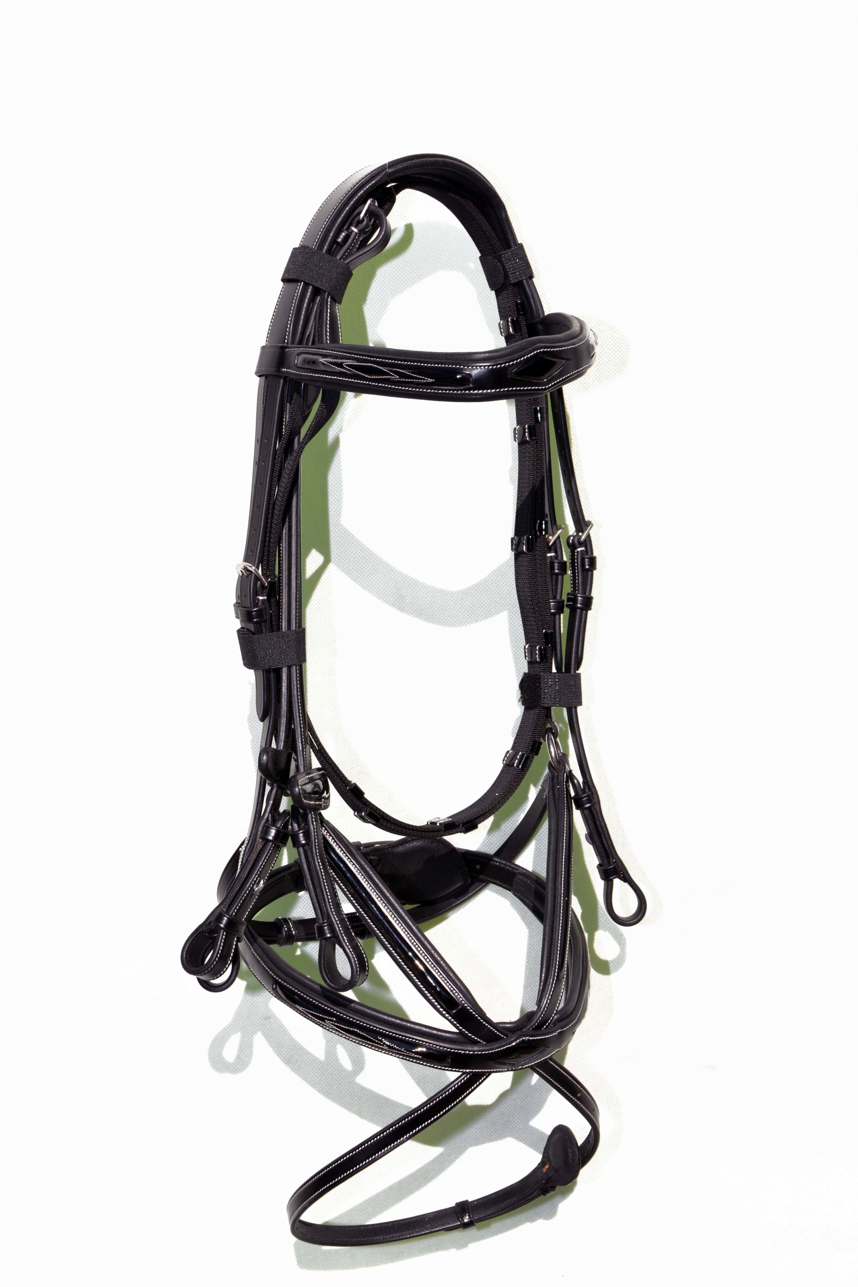 Ogłowie +wodze Anatomiczne Profilowane Skóra Premium Roz. Full