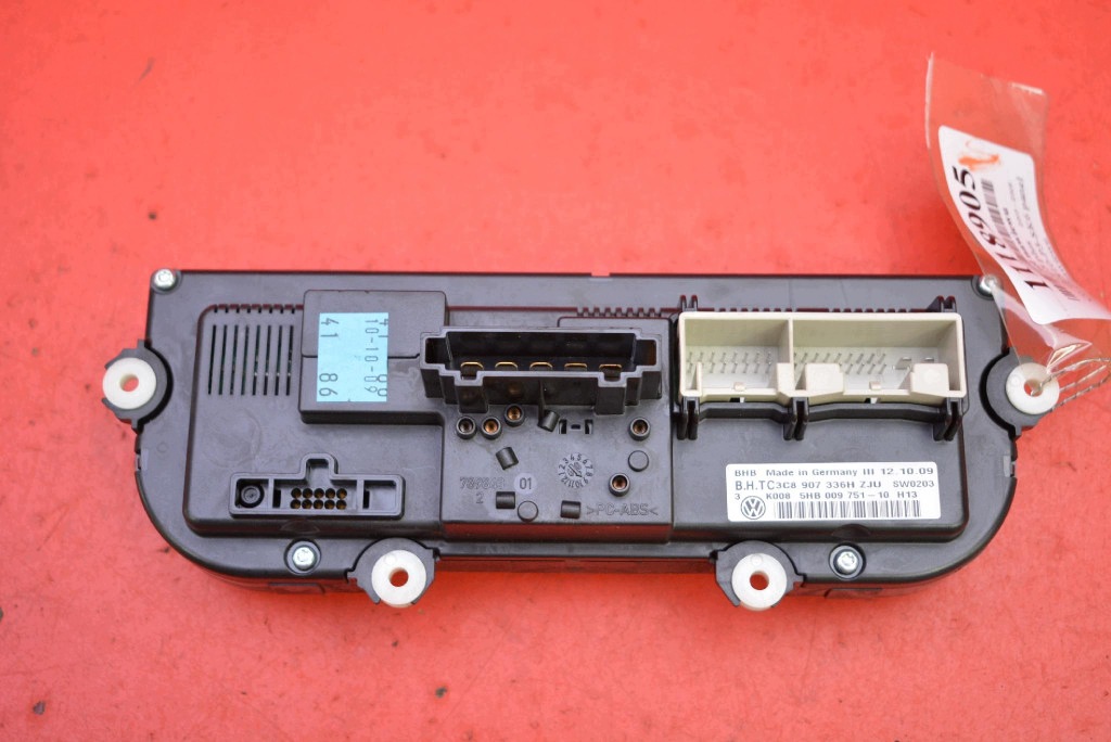 control panel air conditioning devices KLIMY 3C8907336H VW GOLF 6 VI plus 08-14