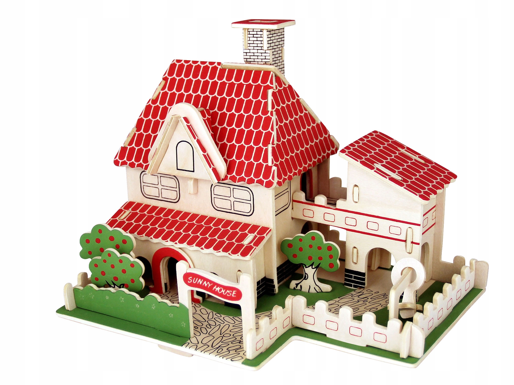 

Wakacyjny domek składanka drewniana 3D G-P272