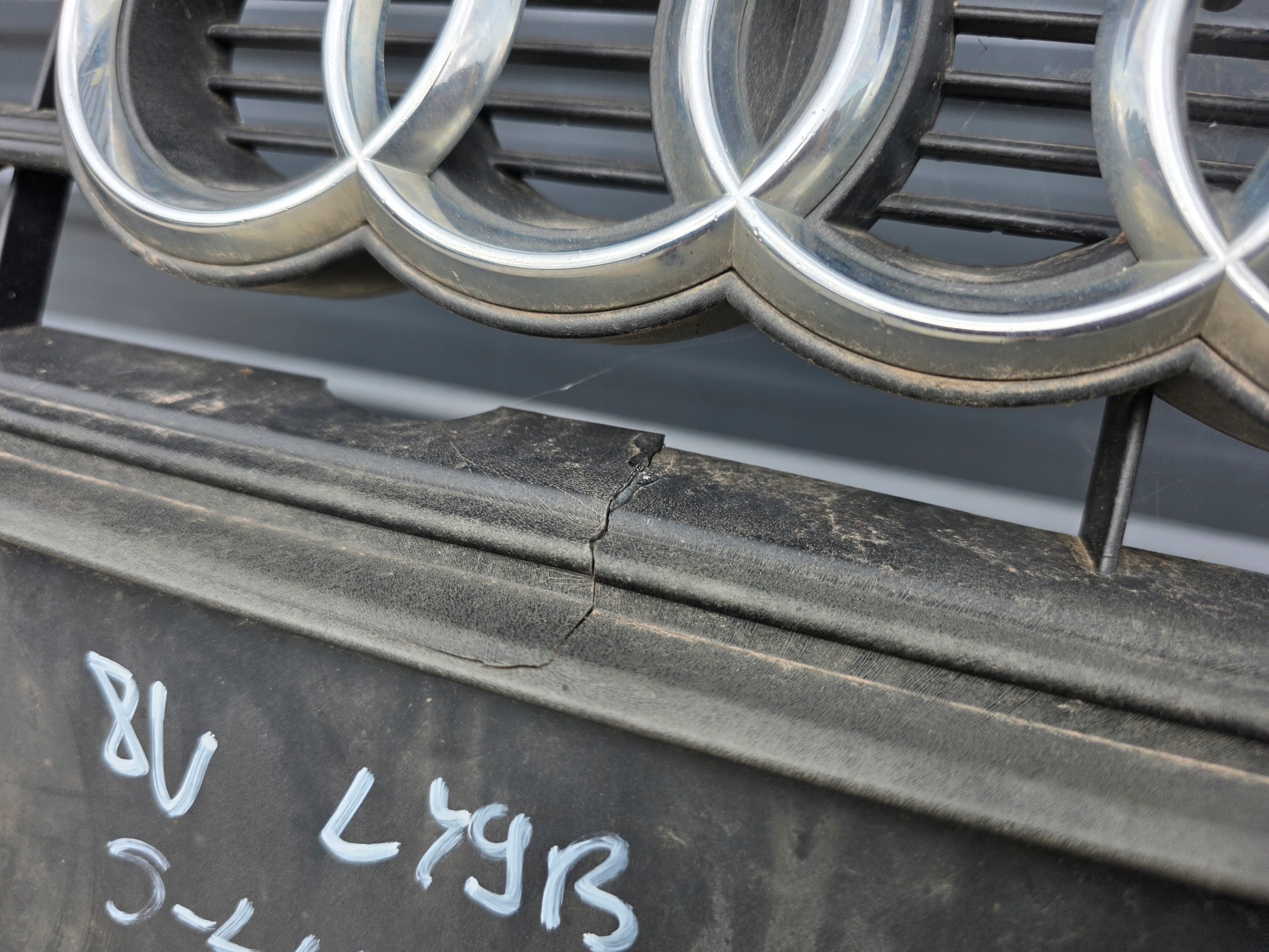 bumper front complete AUDI A3 8V 3-door SPORTBACK S LINE LY9B washers