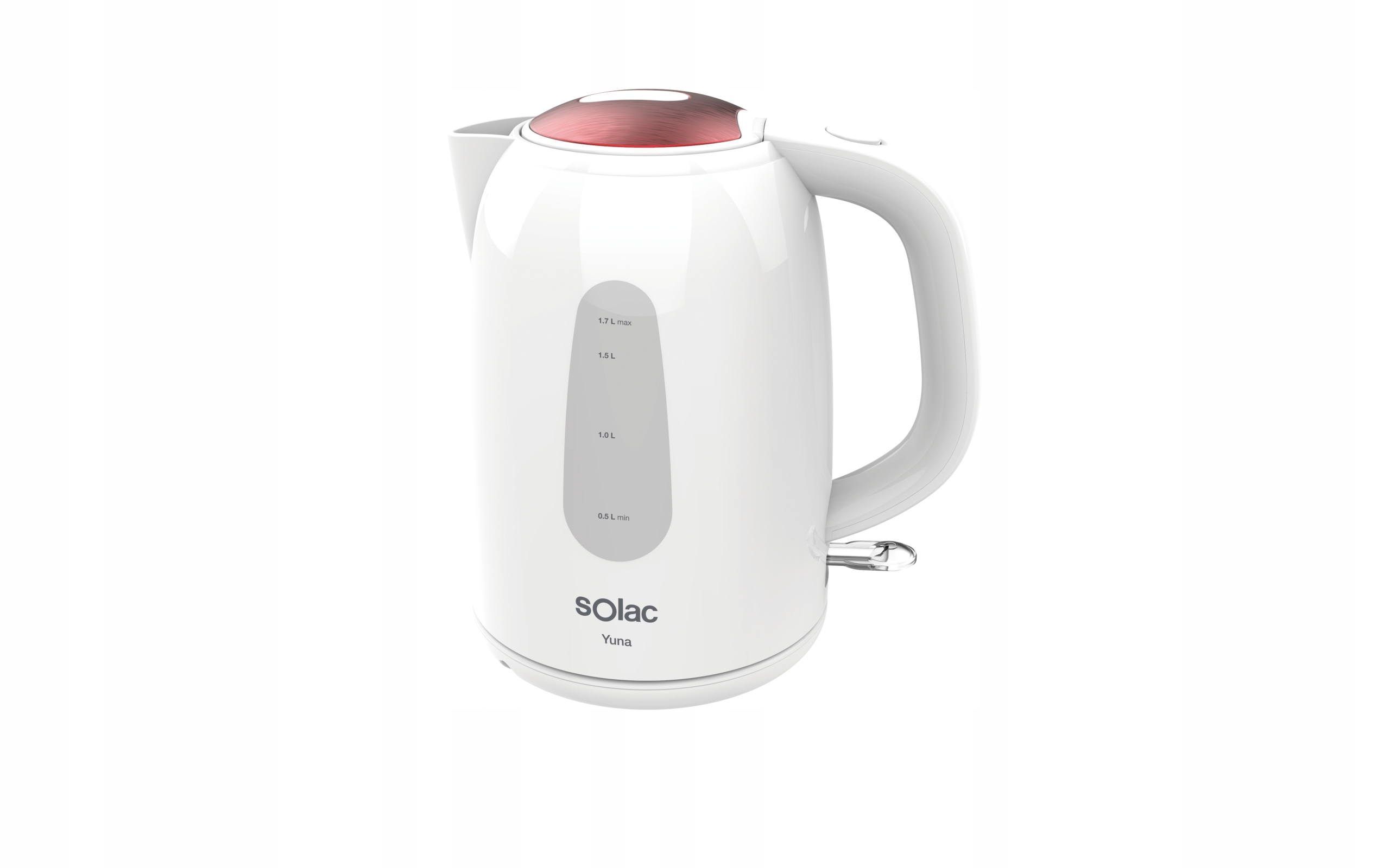 Rychlovarná konvice Solac, KT5851 Yuna, kompaktní, objem 1,7 L, 2200 W