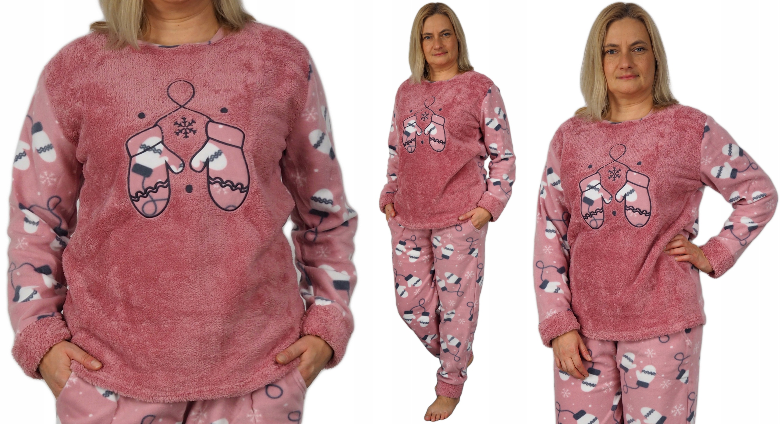 PIŻAMA DAMSKA 3XL (46) CIEPŁA fajna SOFT + polar 3XL Marka Inna marka