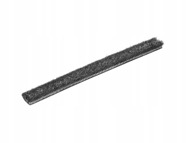 

Szczotka, uszczelka klejona 4,8x4mm szara 10m