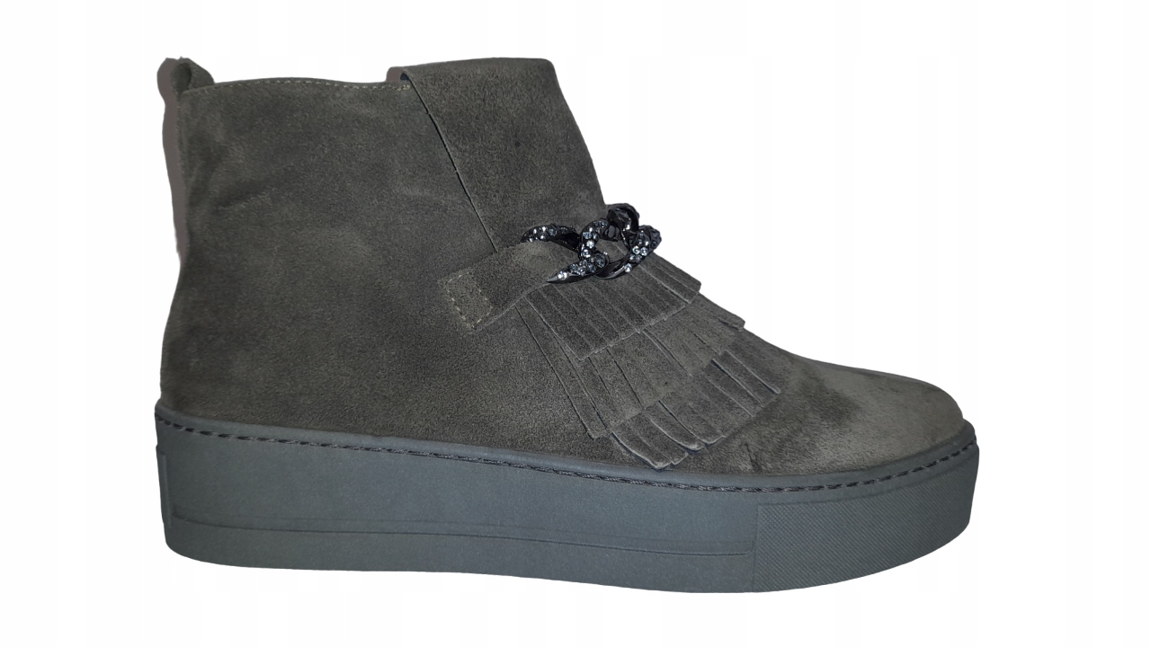 a pair 105 dámské kotníkové boty z přírodní kůže vel. 38