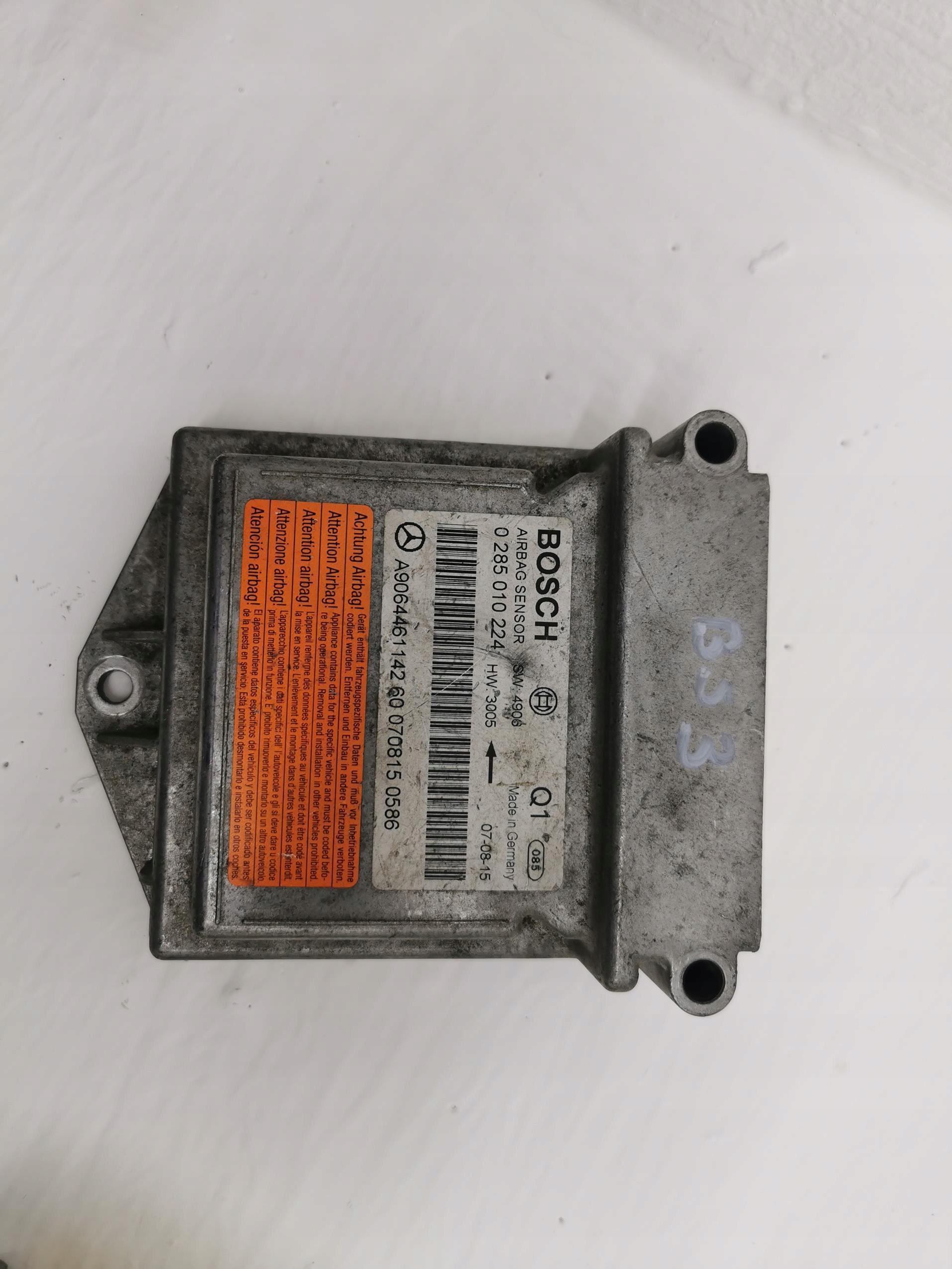 Module Airbag MERCEDES SPRINTER W906 0285010224