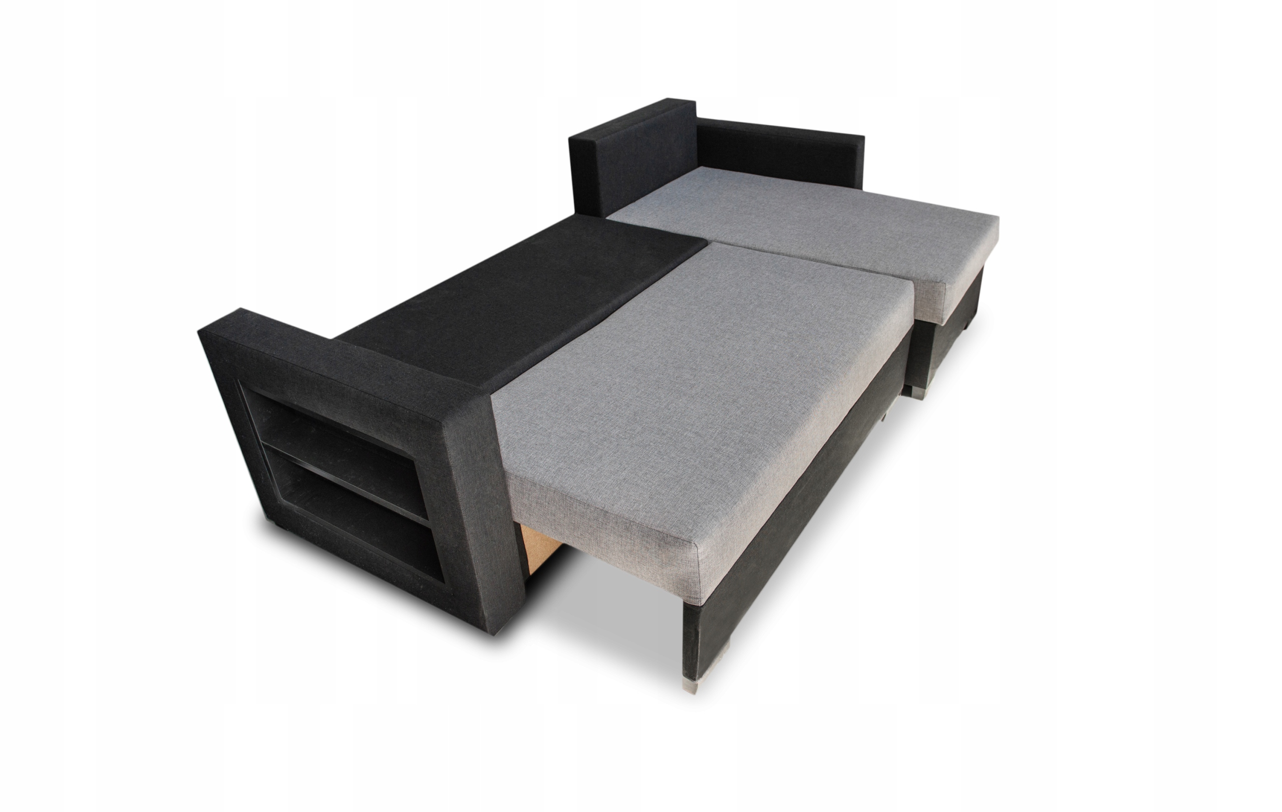 NAROŻNIK KAMIL 91 rozkładany z pojemnikiem i półką Kod producenta KAMIL91/100