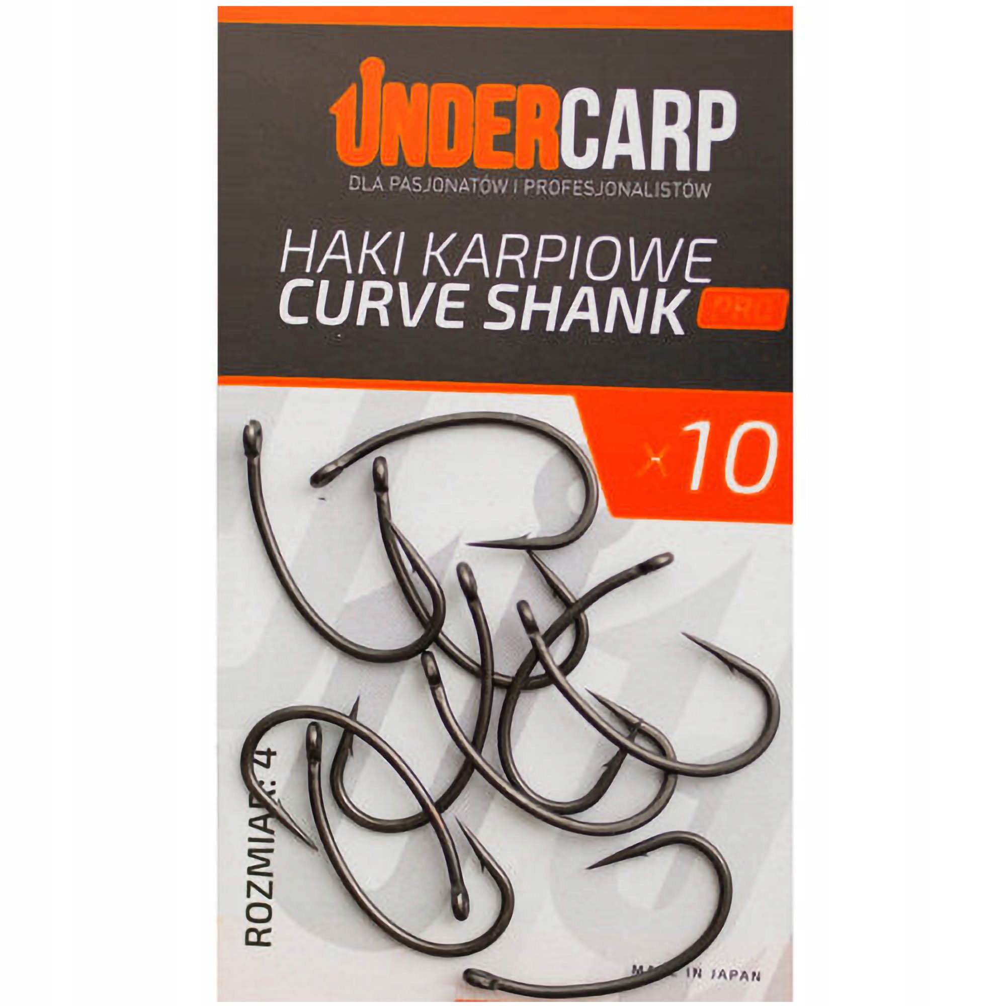 Haczyki Undercarp Curve Shank Pro 2