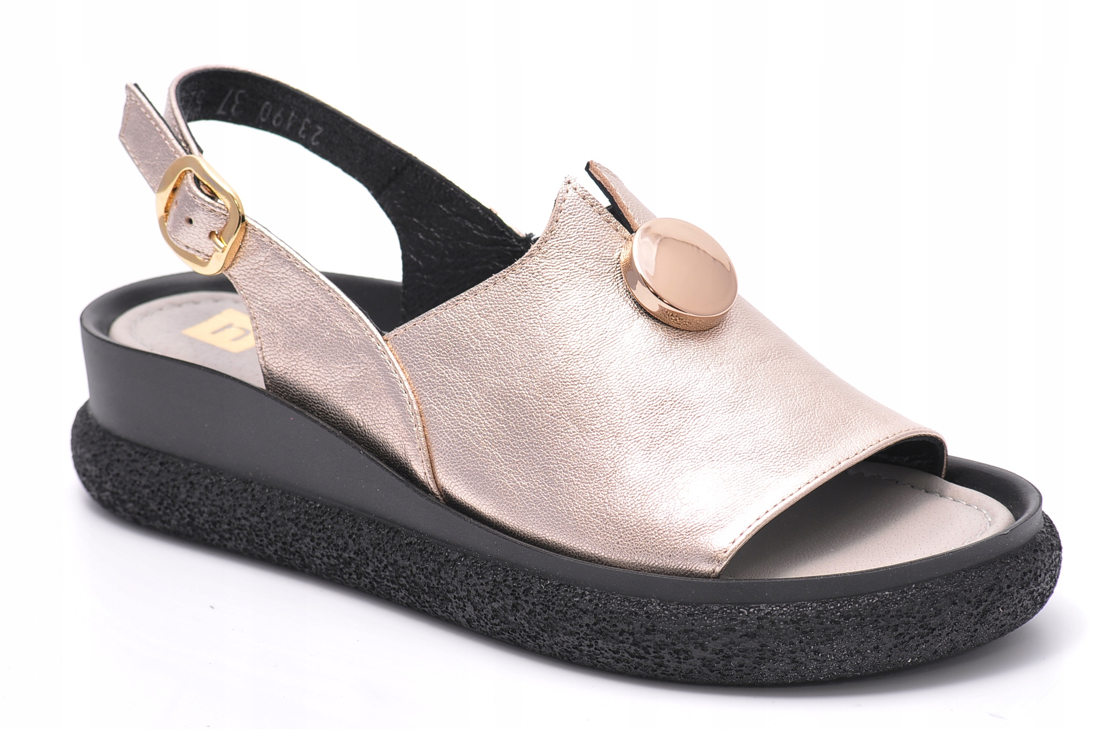 Sandály Nessi 23490 Zlaté Velikost 41