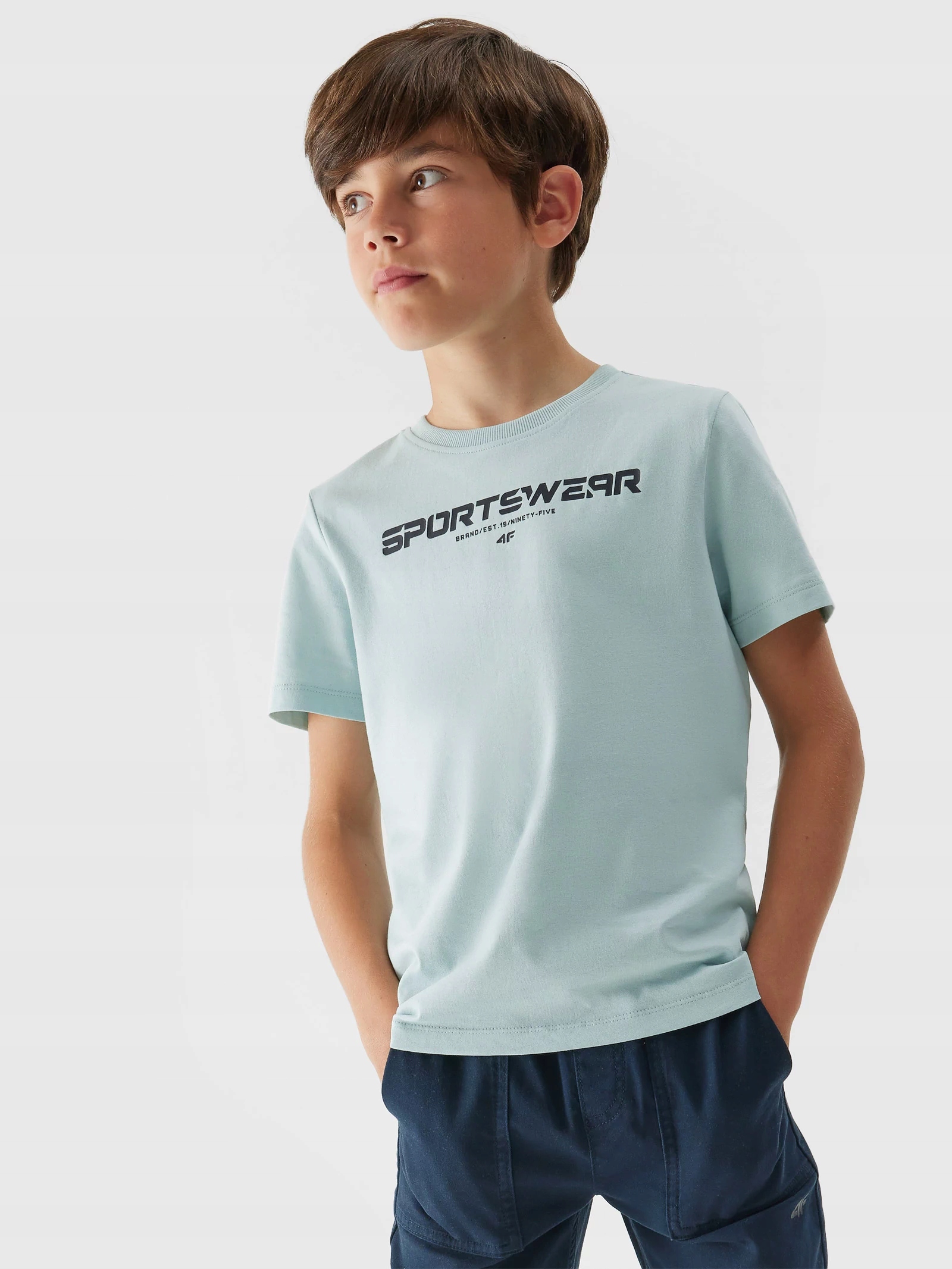 T-SHIRT CHŁOPIĘCY 4F KOSZULKA BAWEŁNA TTSHM0797 Marka 4F