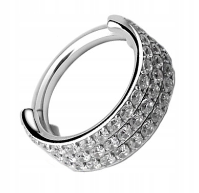 Titanové ozdobné kolečko Clicker helix rook 1,2/6