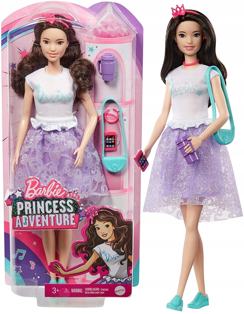 

Barbie Przygody Księżniczek Lalka Renee GML71