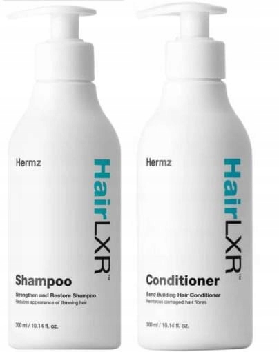 

Hermz Hair Lxr Szampon 300ML Odżywka 300ML