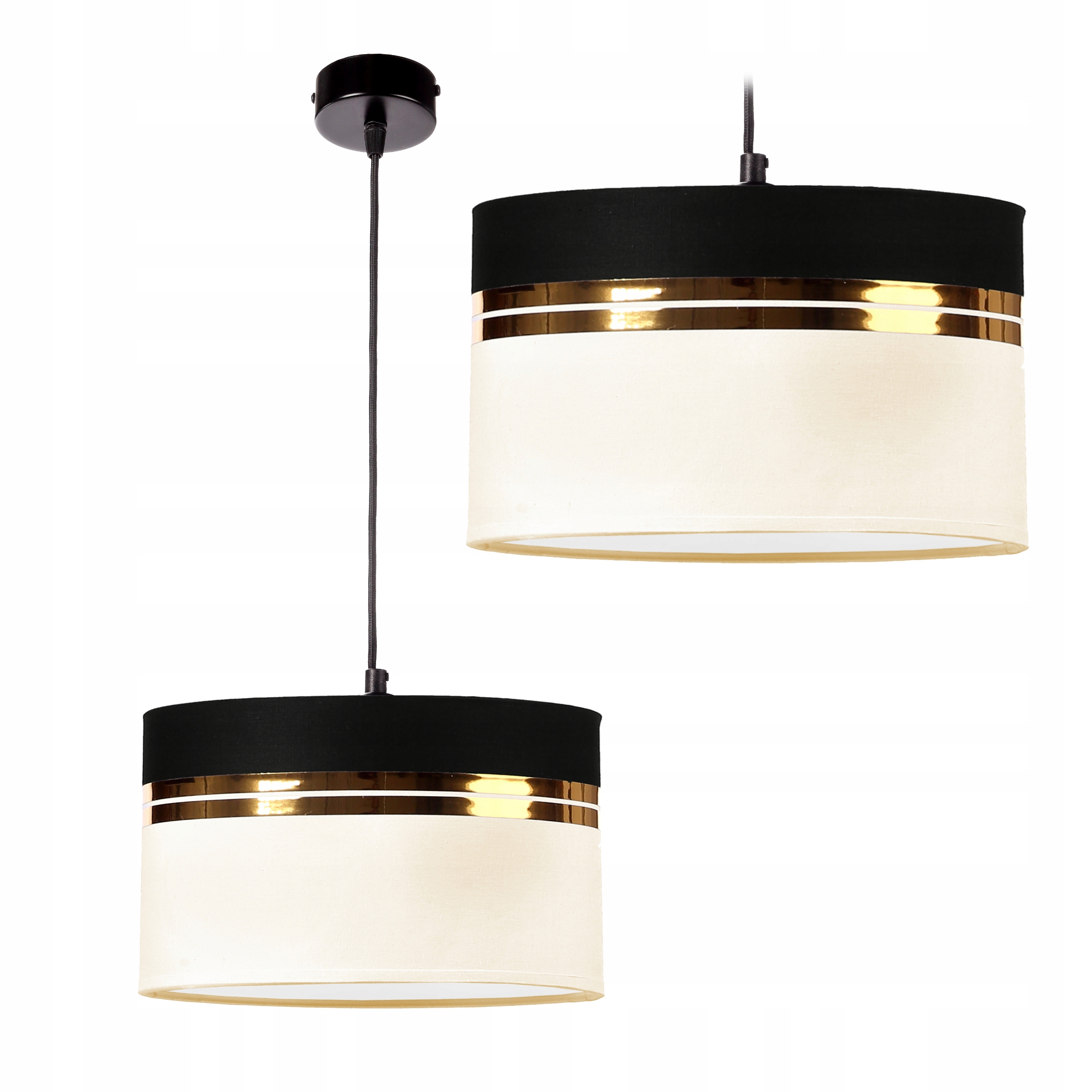 Moderní Elegantní Závěsné Stropní Svítidlo Abažur Glamour 30 cm