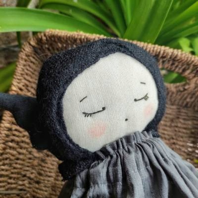 Panenka Černý anděl , mazlíček handmade