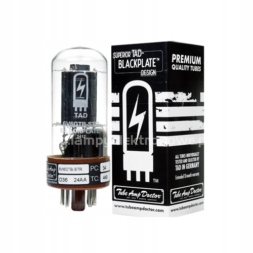 6V6GTB-STR Blackplate Tad Premium Matched 1 ks bez výberu