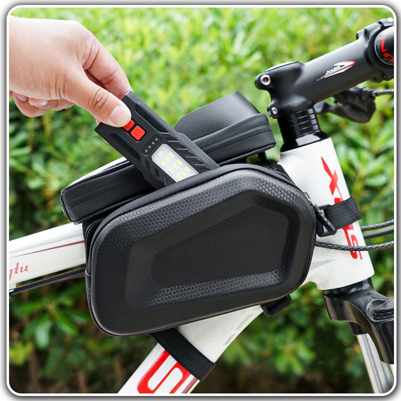 SAKWA ROWEROWA WODOODPORNA UCHWYT ETUI NA TELEFON TORBA NA RAMĘ SASZETKA Model hol48 torebka na rower