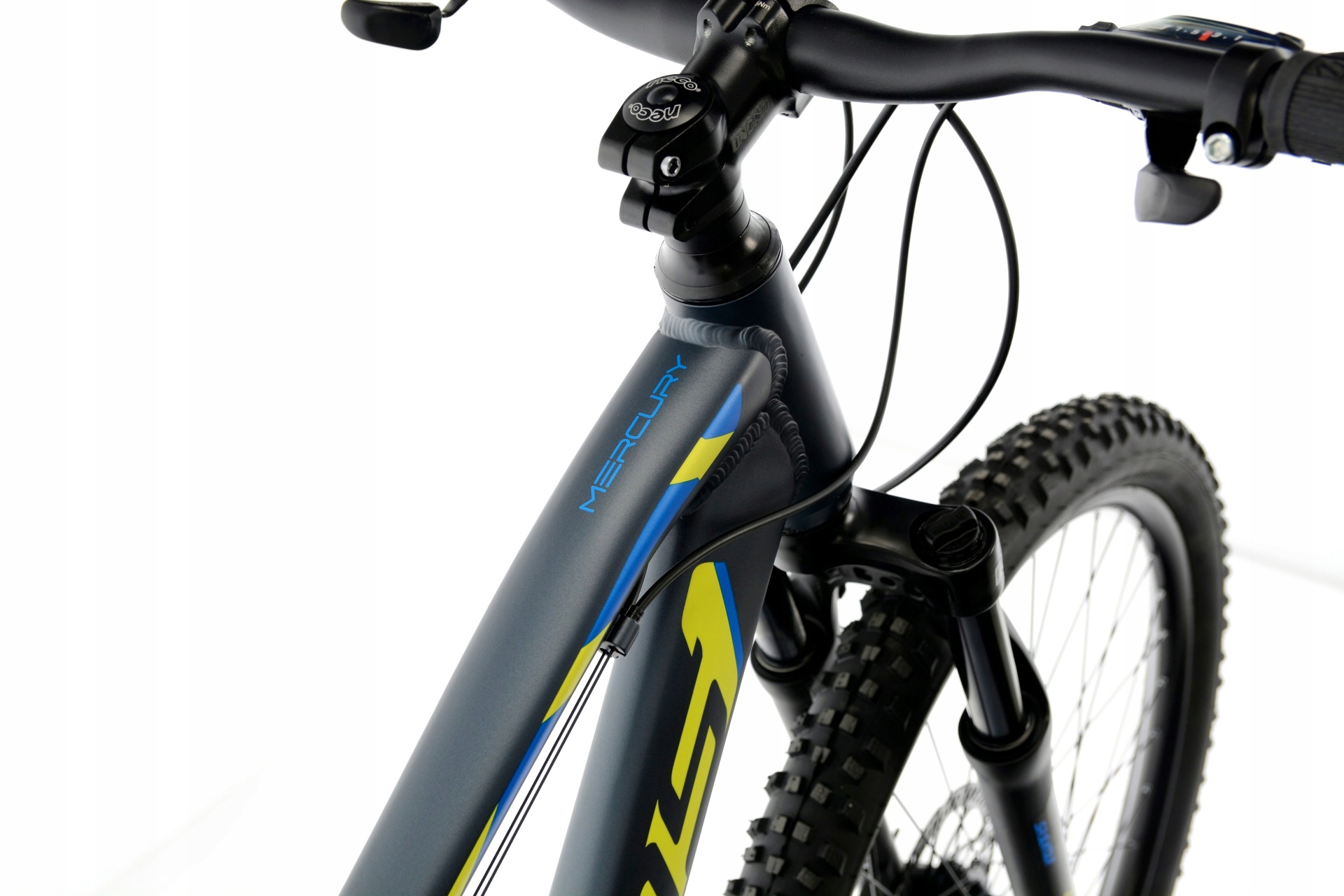 Rower górski 27,5 Kands Mercury R17 2XT Altus grafitowo-żółty hydr 2024 Hamulce tarczowe hydrauliczne