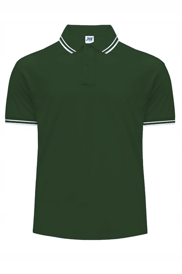 

Koszulka Polo Jhk Contrast męska Green/White M