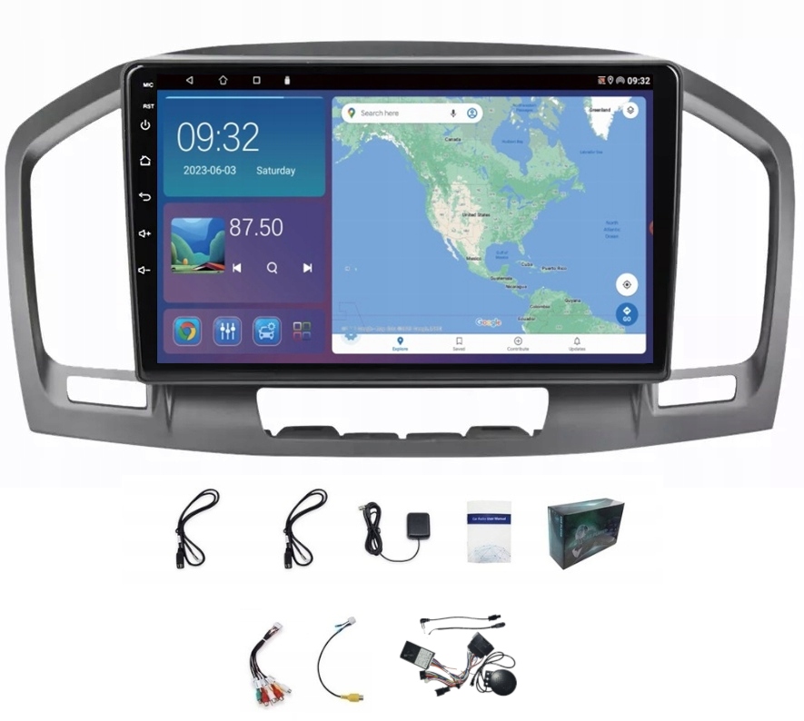 Gps Navigace Rádio Opel Insignia 2008-2013 Wifi Carplay Usb 4GB 64GB