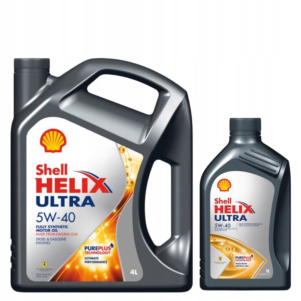 Olej silnikowy syntetyczny Shell Helix Ultra 5L 5W-40 4+1