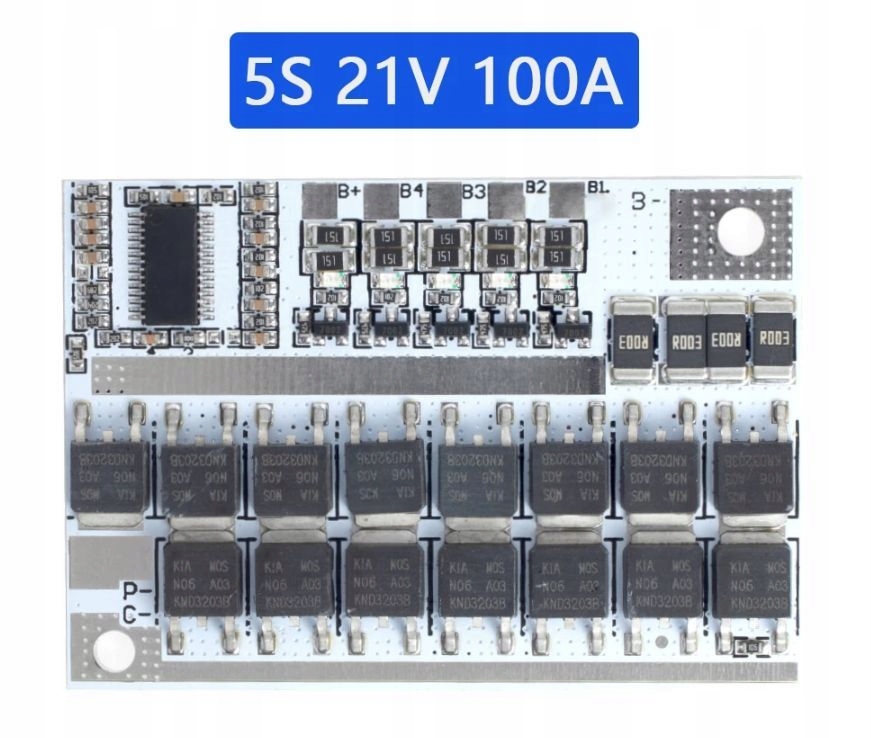 Balanser BMS 5S 100A 18,5V Ładowarka Li-ion 18650 Producent Inna