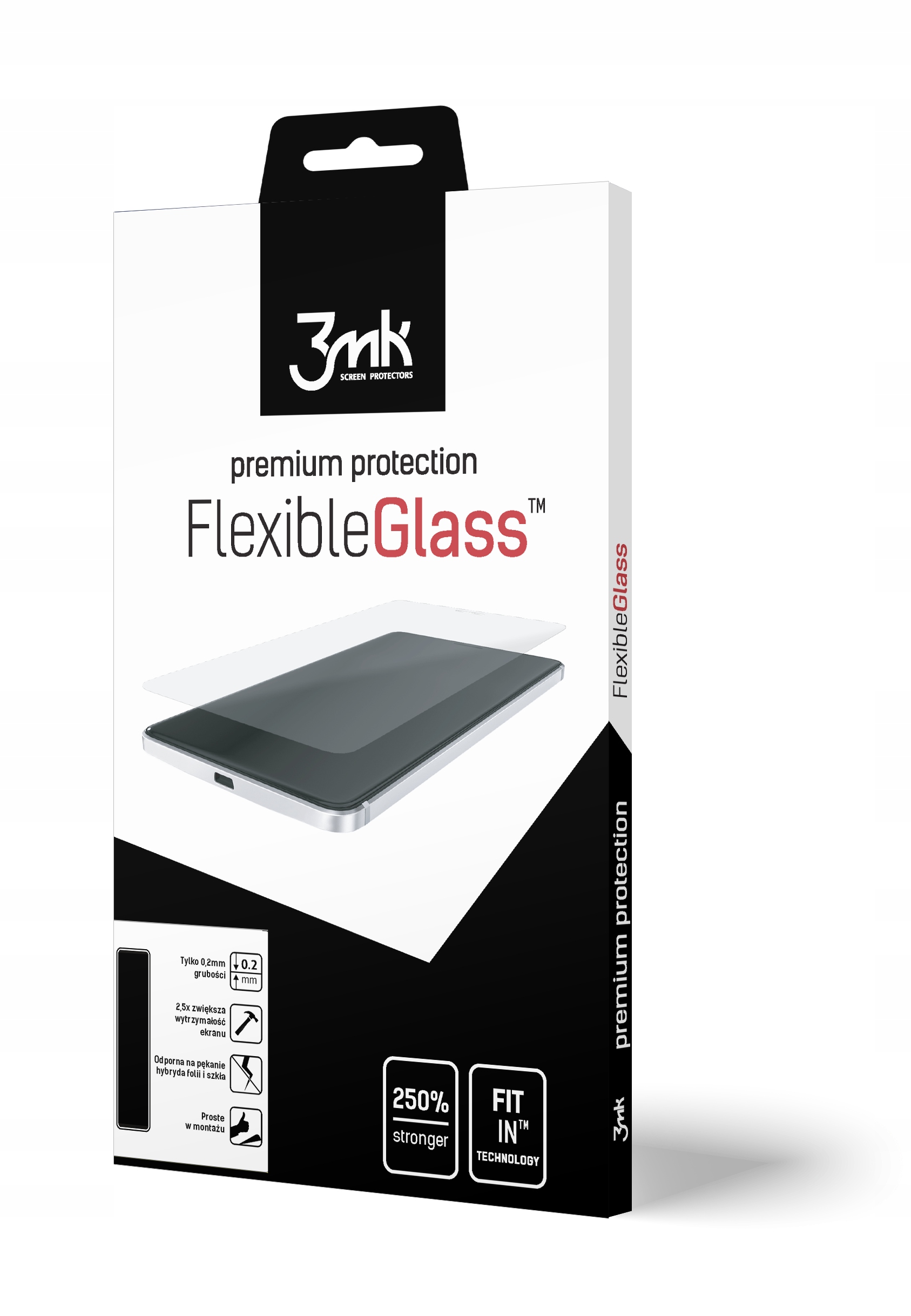 

Do Lg G Flex 2 - Szkło hybrydowe 3mk FlexibleGlass