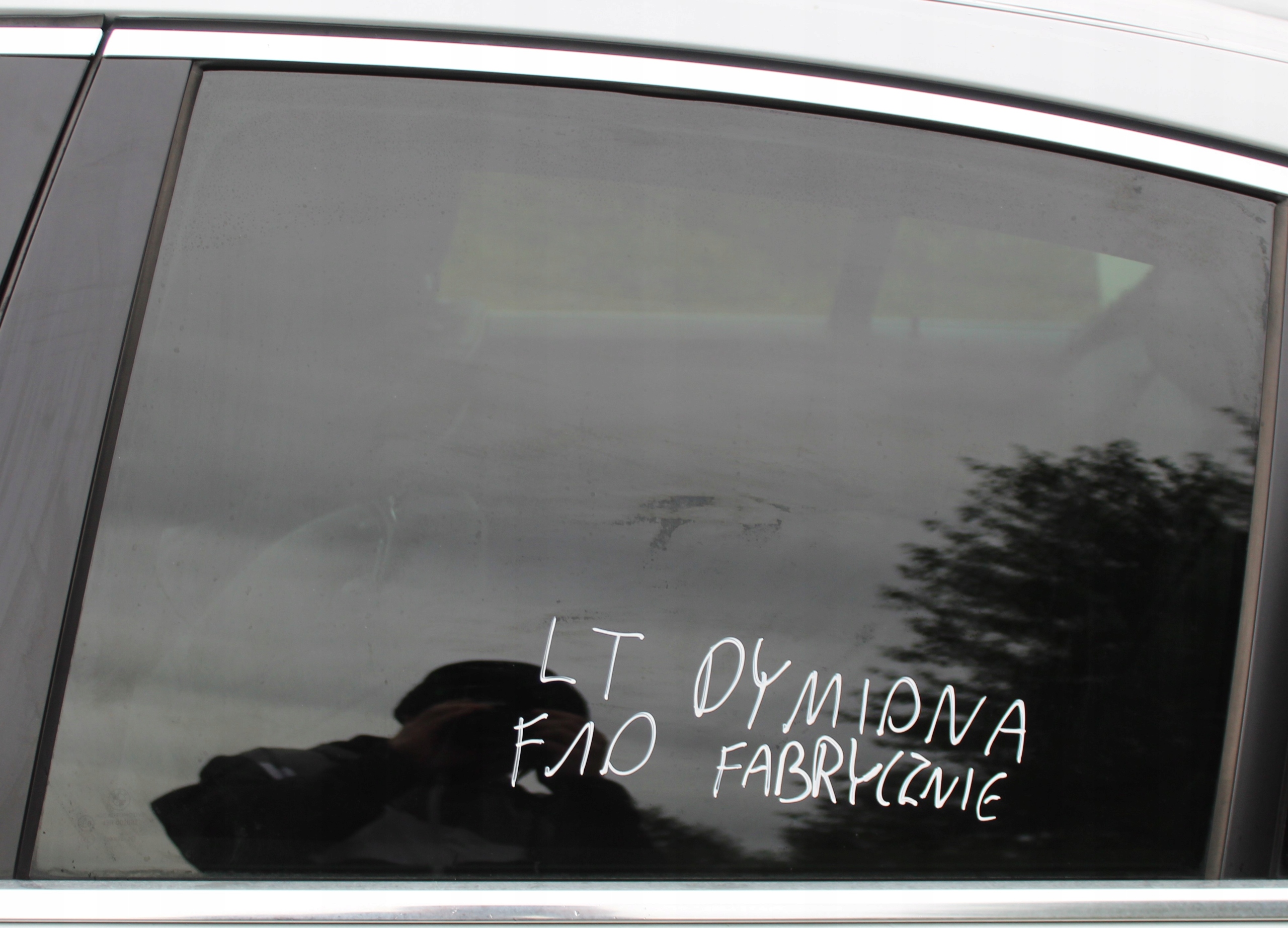 Стекло боковой двери заднее левое дымоход BMW F10