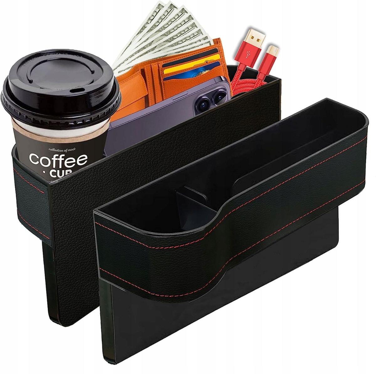 Schowek, organizer samochodowy, między fotele do auta, samochodu Stan opakowania oryginalne