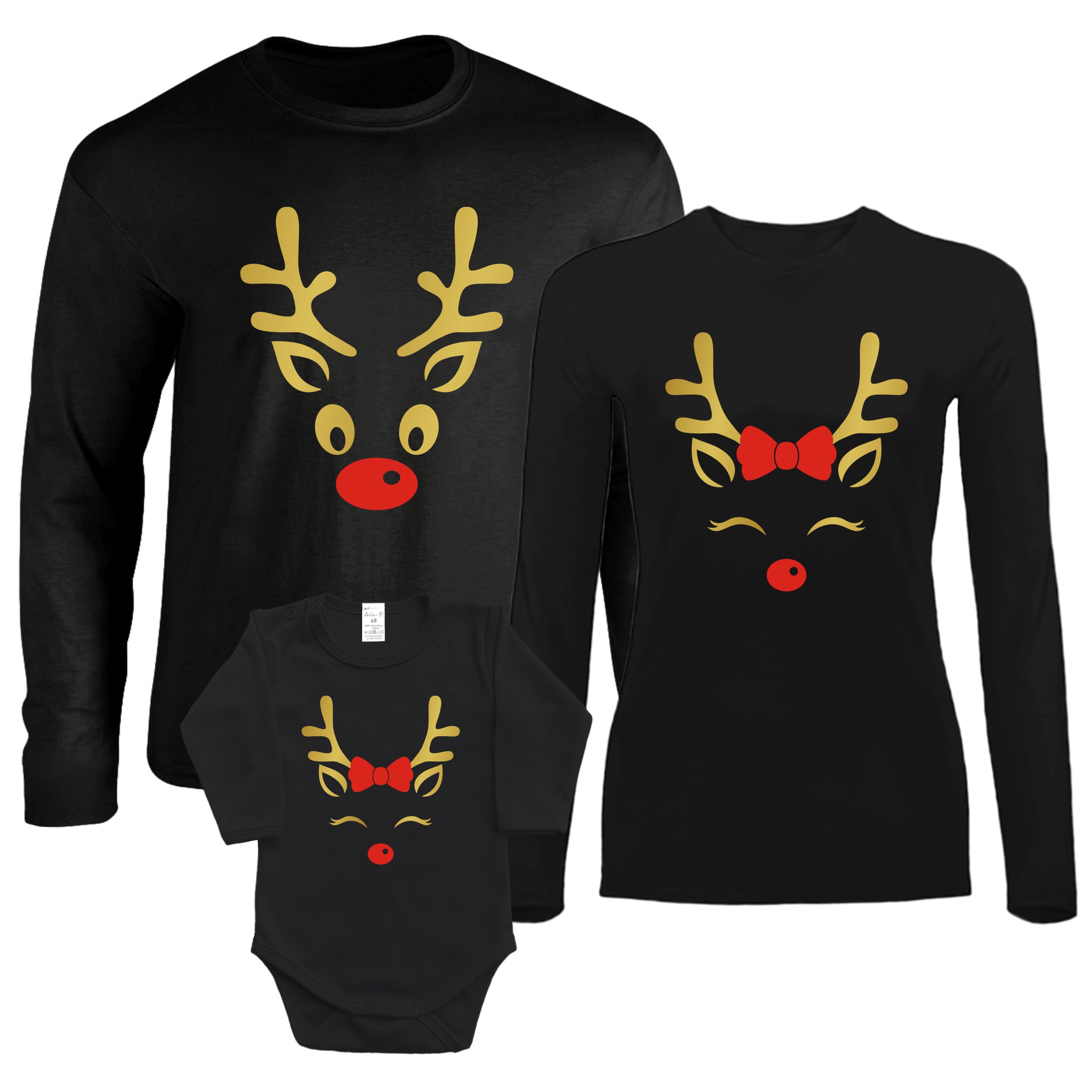 

Koszulki świąteczne body dla córki zestaw rodzinny