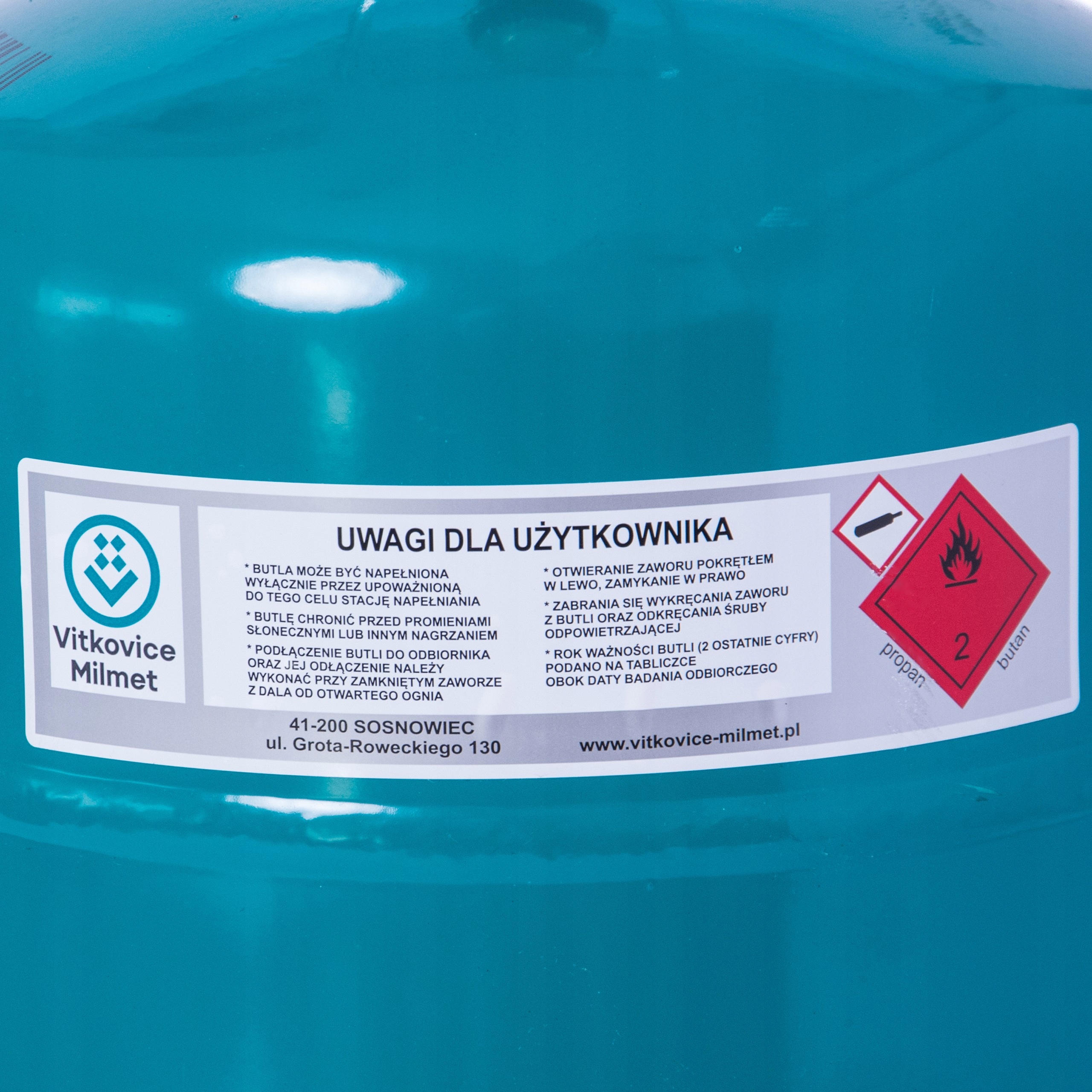 BUTLA GAZOWA PROPAN-BUTAN 1 KG 2,4L TURYSTYCZNA Model BUT PROPAN 1 KG
