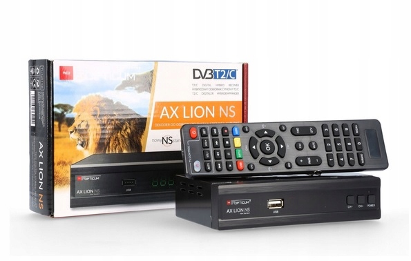 Pilot do dekodera DVB-T2/C LION NS ORAZ ODIN SMT-01 H.265 RCU-T2265 Model RCU-T2265