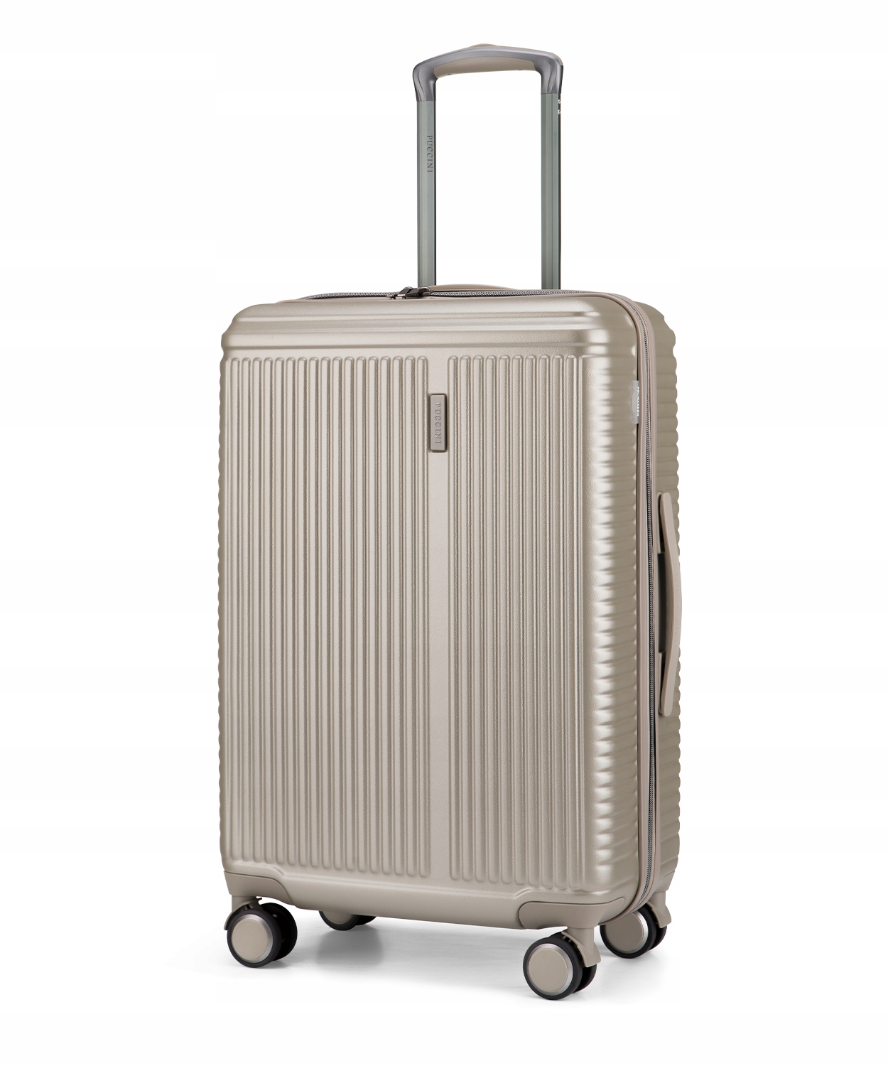 Walizka Średnia Podróżna Na Kółkach Twarda Puccini Szampańska PC033B-6C