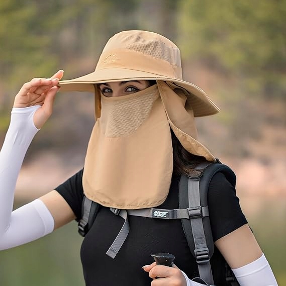 KAPELUSZ PRZECIWSŁONECZNY SKŁADANY 360° OSŁONA UV Z NAKARCZKIEM ZDEJMOWANY Rodzaj klasyczny