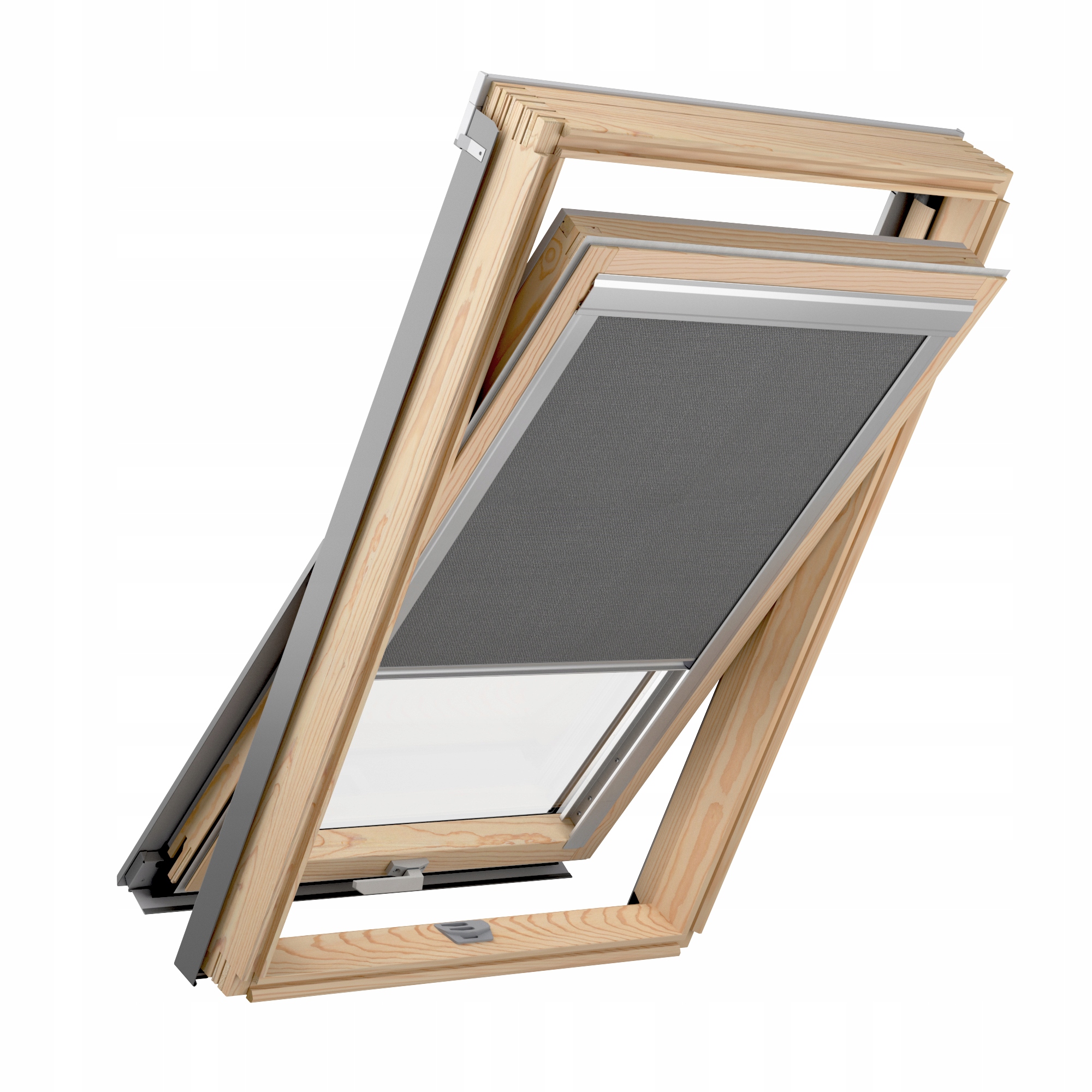 Roleta Termo na okná RoofLITE+ Dakstra Dakea Velux Fakro 78x140 M8A šedá