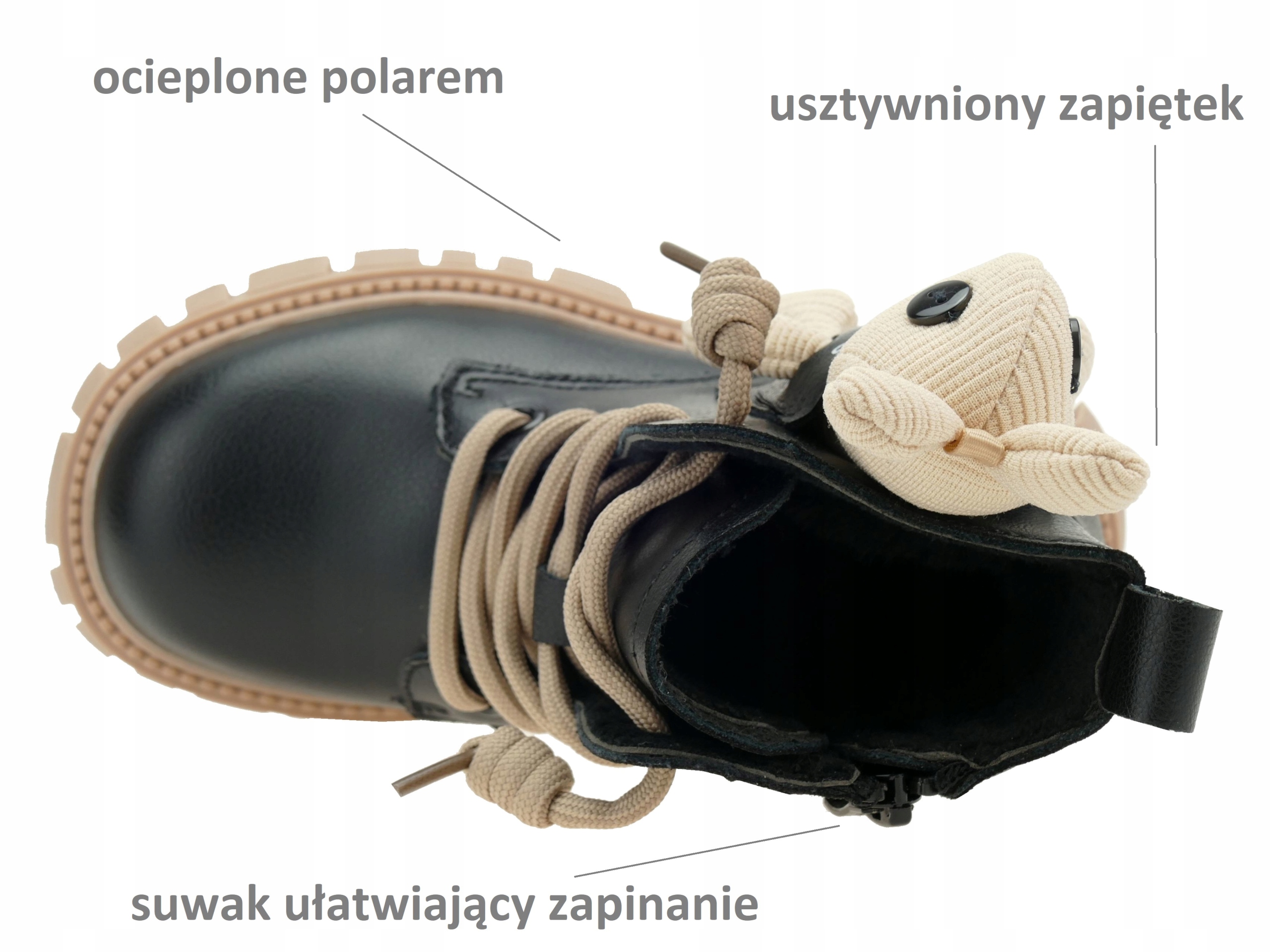 DZIEWCZĘCE TRZEWIKI PÓŁBUTY DZIECIĘCE BOTKI BUTY PRZEJŚCIOWE SUWAK R. 26 Płeć dziewczynki