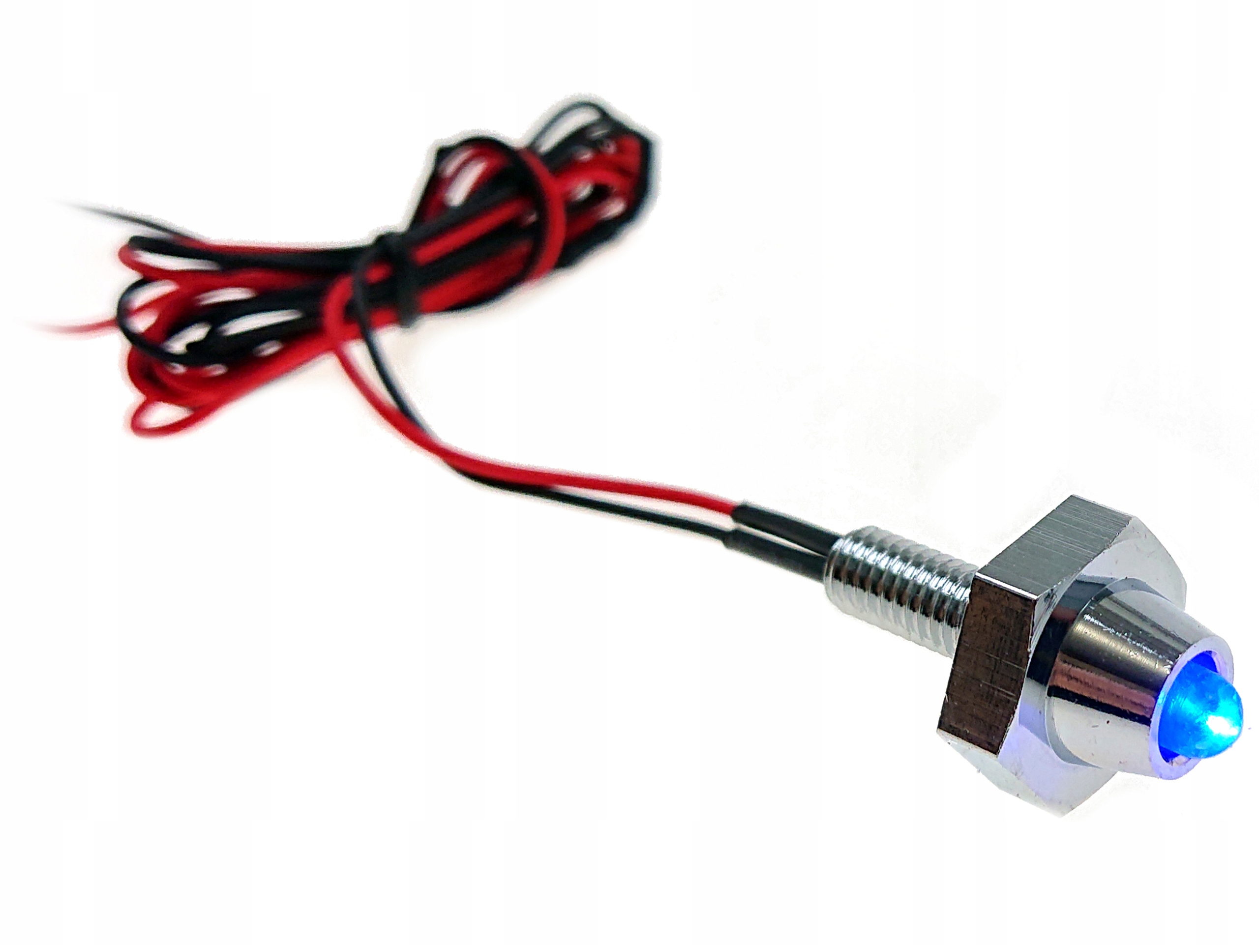 DIODA NIEBIESKA 12V KONTROLKA LED ŚRUBA ŚWIECĄCA TABLICY REJESTRACYJNEJ EAN (GTIN) 5903900008518