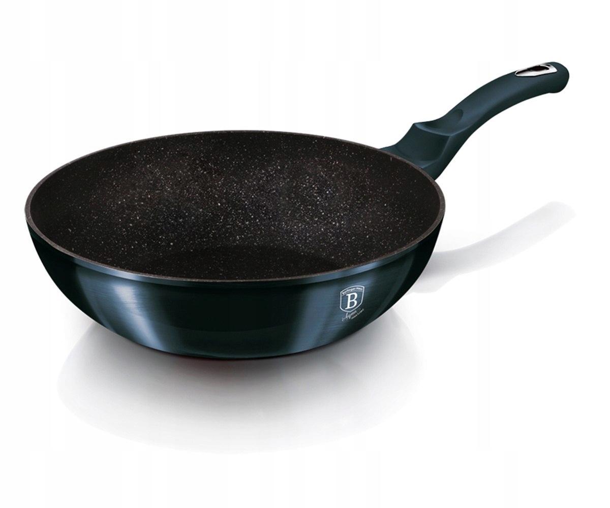 Wok Granitowy 28cm Berlinger Haus Aquamarine Bh-18 Typ powłoki non-stick (nieprzywierająca)