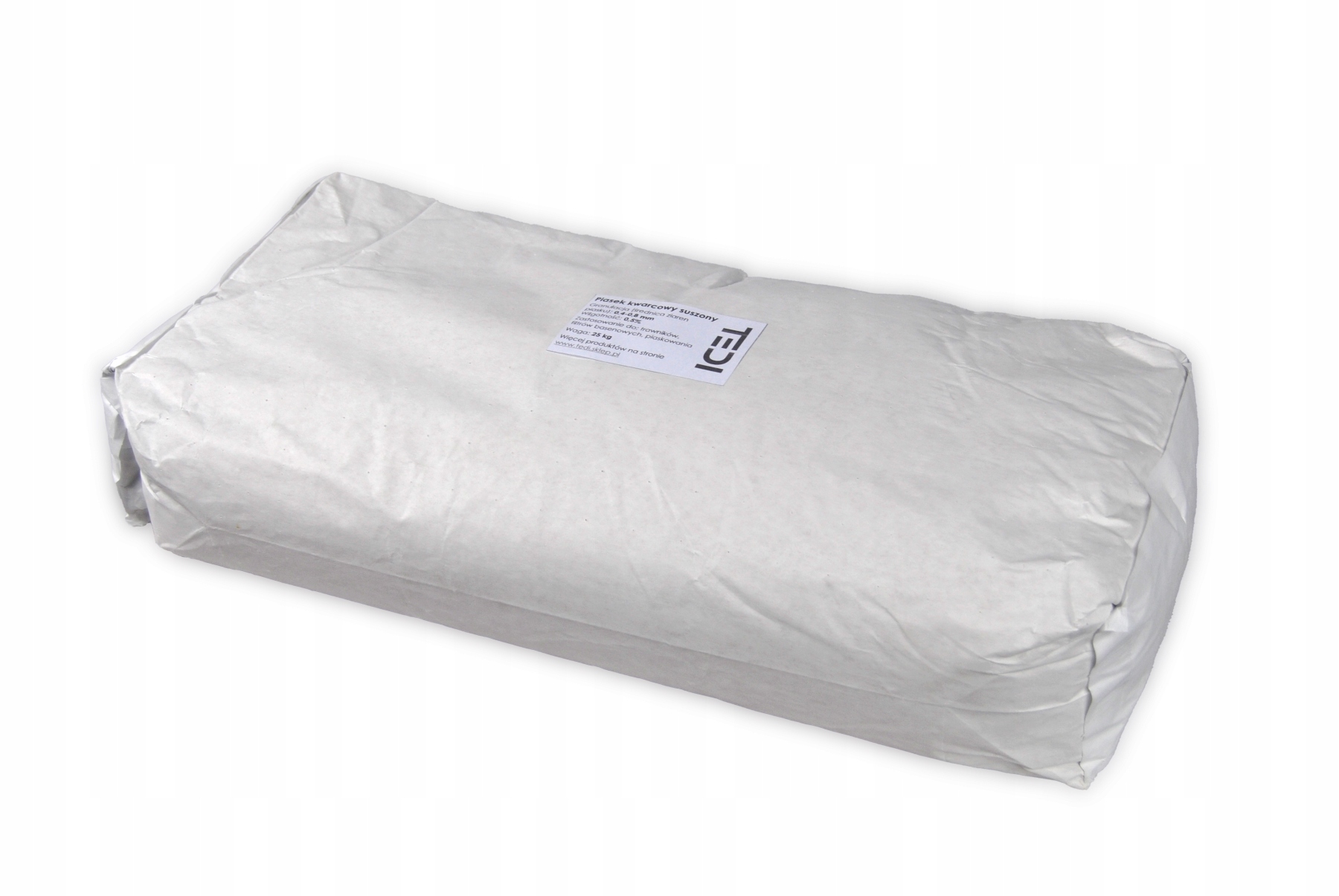 Piasek kwarcowy do pomp basenowych 0,4-0,8 mm 25kg