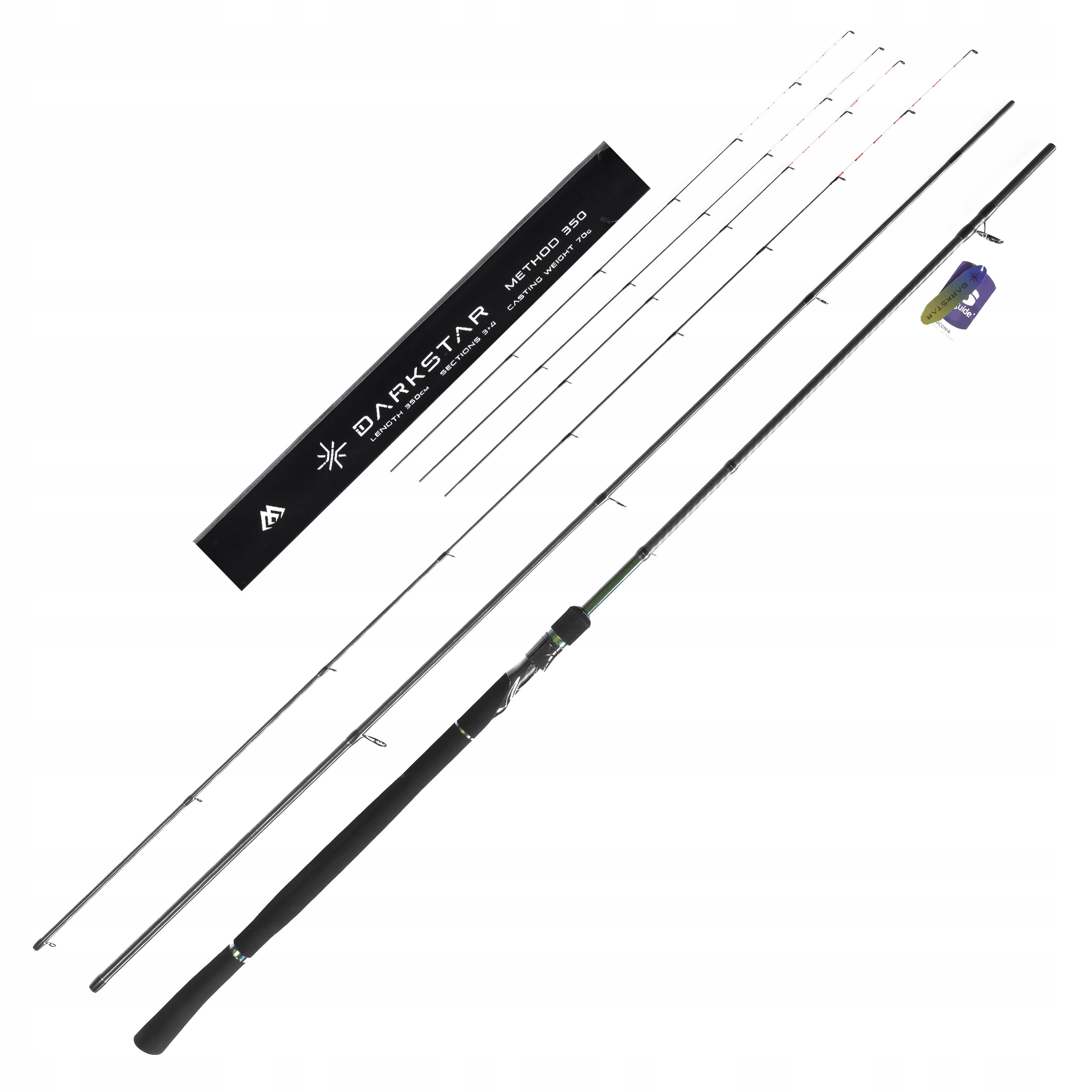 Wędka Mikado Darkstar Method 3.50m -70g do feeder/method/bomb +4 szczytówki
