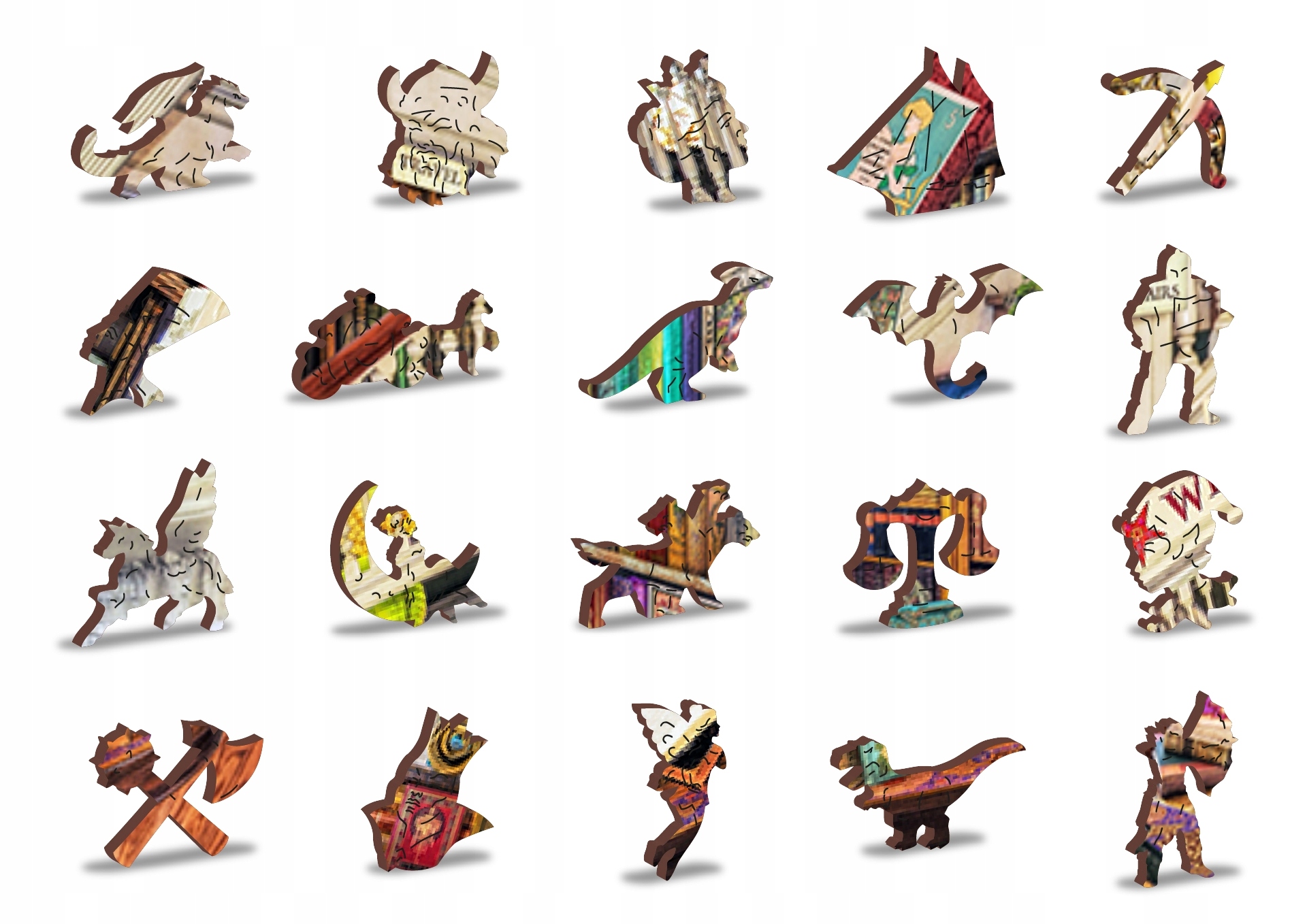 Puzzle Drewniane Wish Upon a Bookshop 1000 +10 el Kolekcja Biblioteka