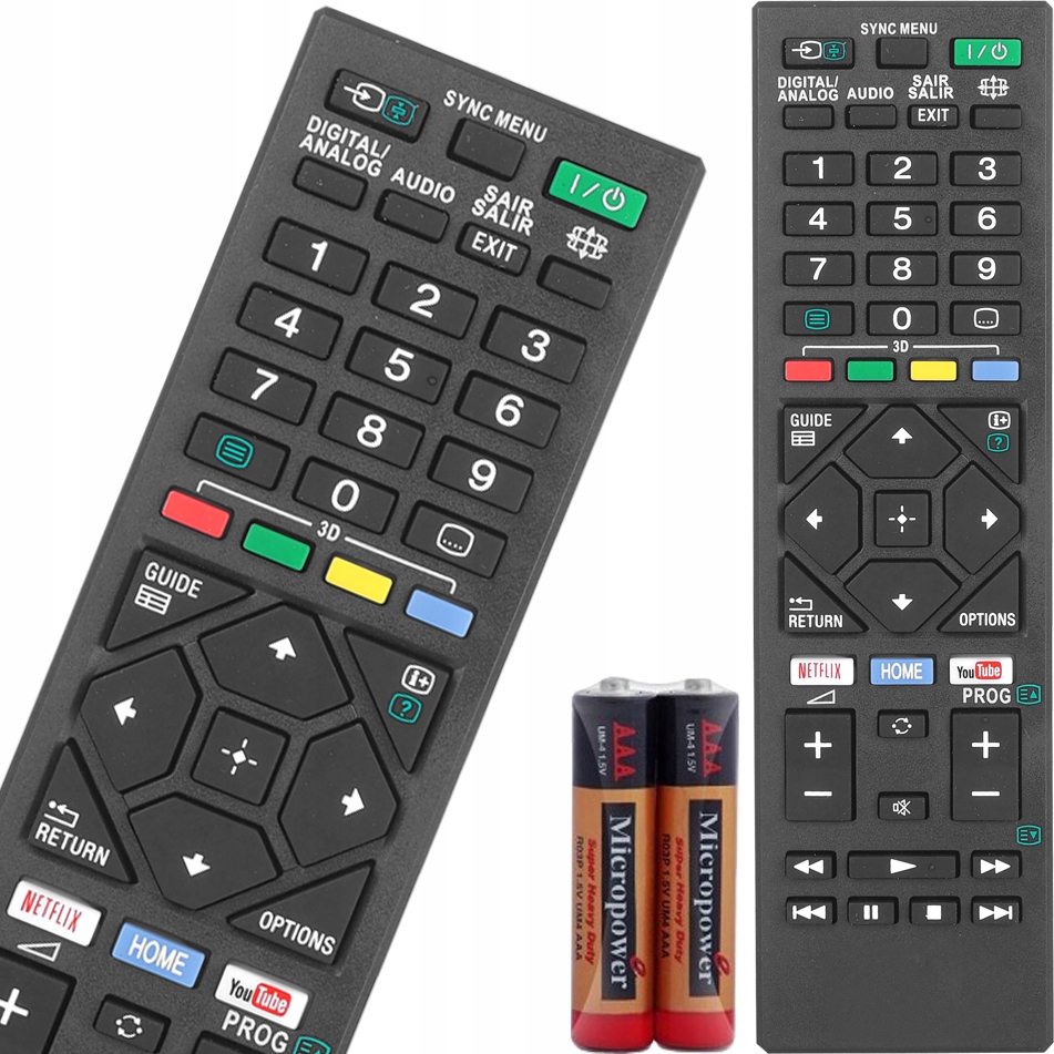 

Pilot Do Telewizora Tv Sony Smart Netflix Youtube