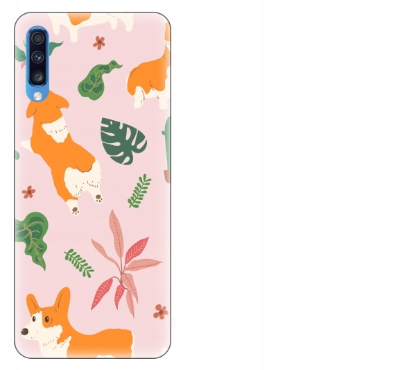 

Etui pokrowiec Samsung Galaxy A70 Corgi pies