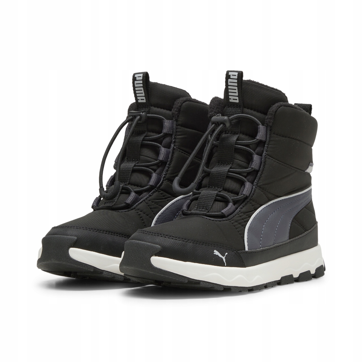 Buty młodzieżowe zimowe śniegowce Puma Evolve Boot 39264401 czarne 38