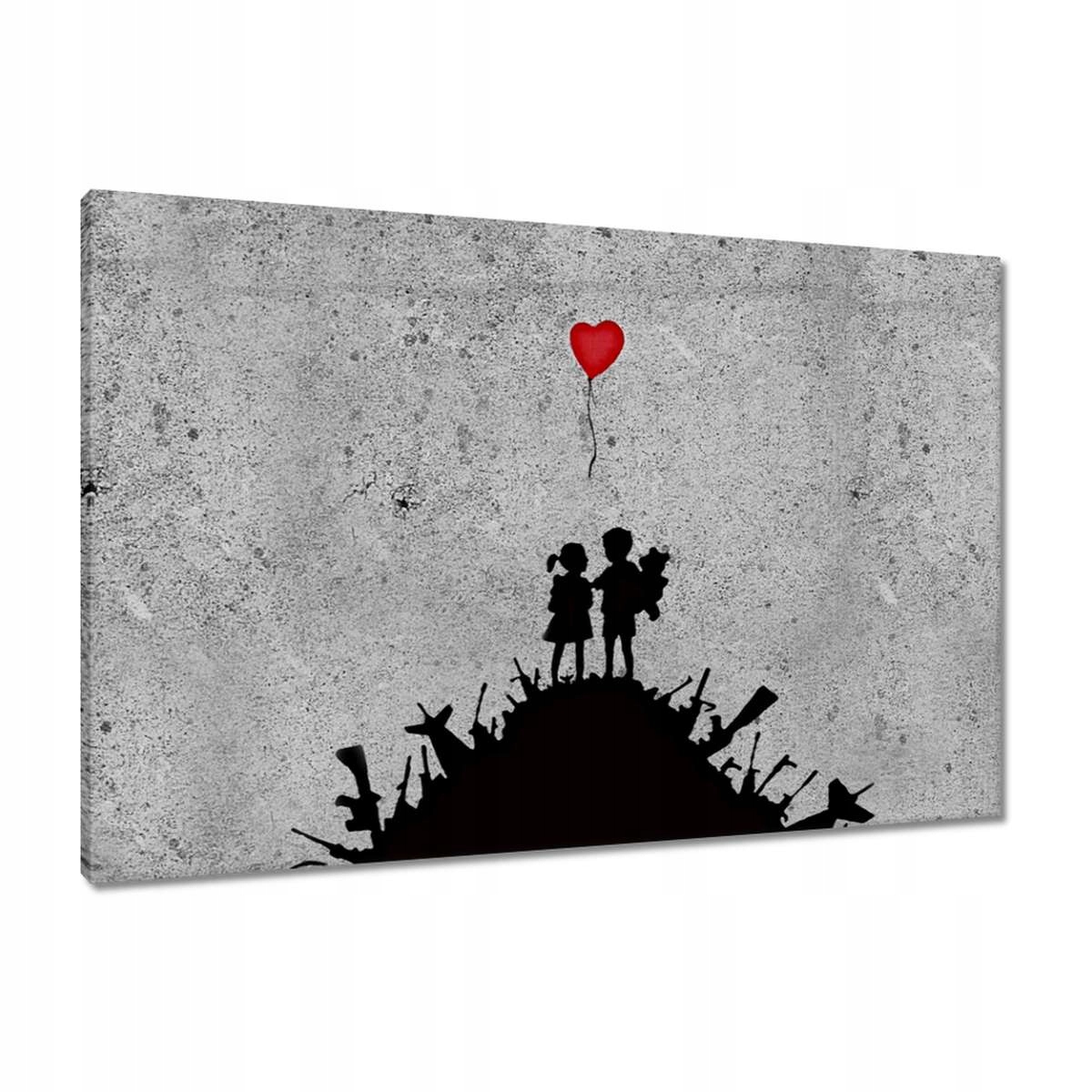 Obrazy 90x60 Banksy nejnovější motivy