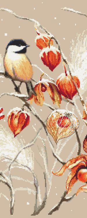 Křížková výšivka Sada s mulinkou Ptačí ráj II