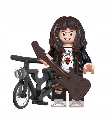 

Klocki Stranger Things figurka Eddie Munson +rower